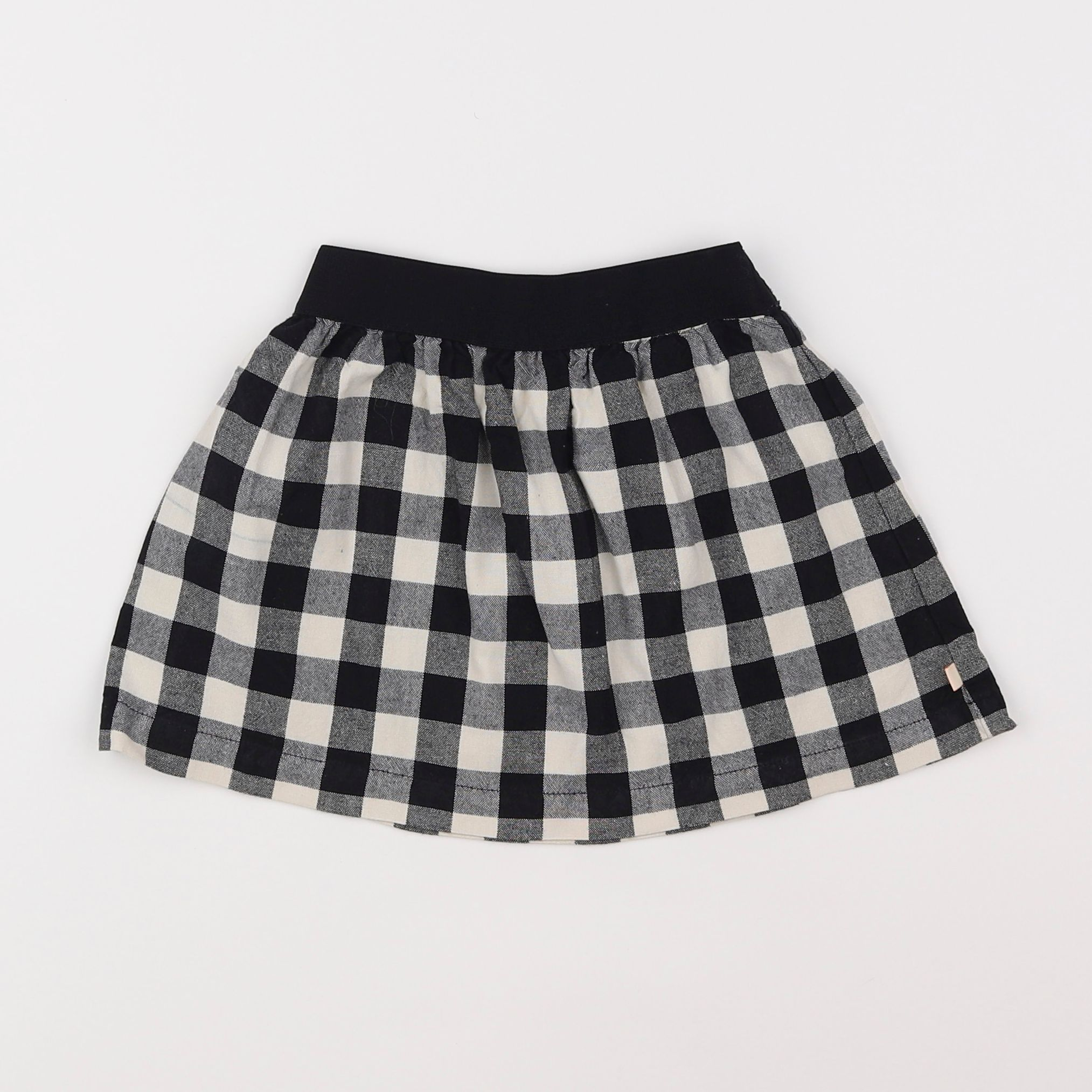 Tiny Cottons - jupe blanc, noir - 2 ans