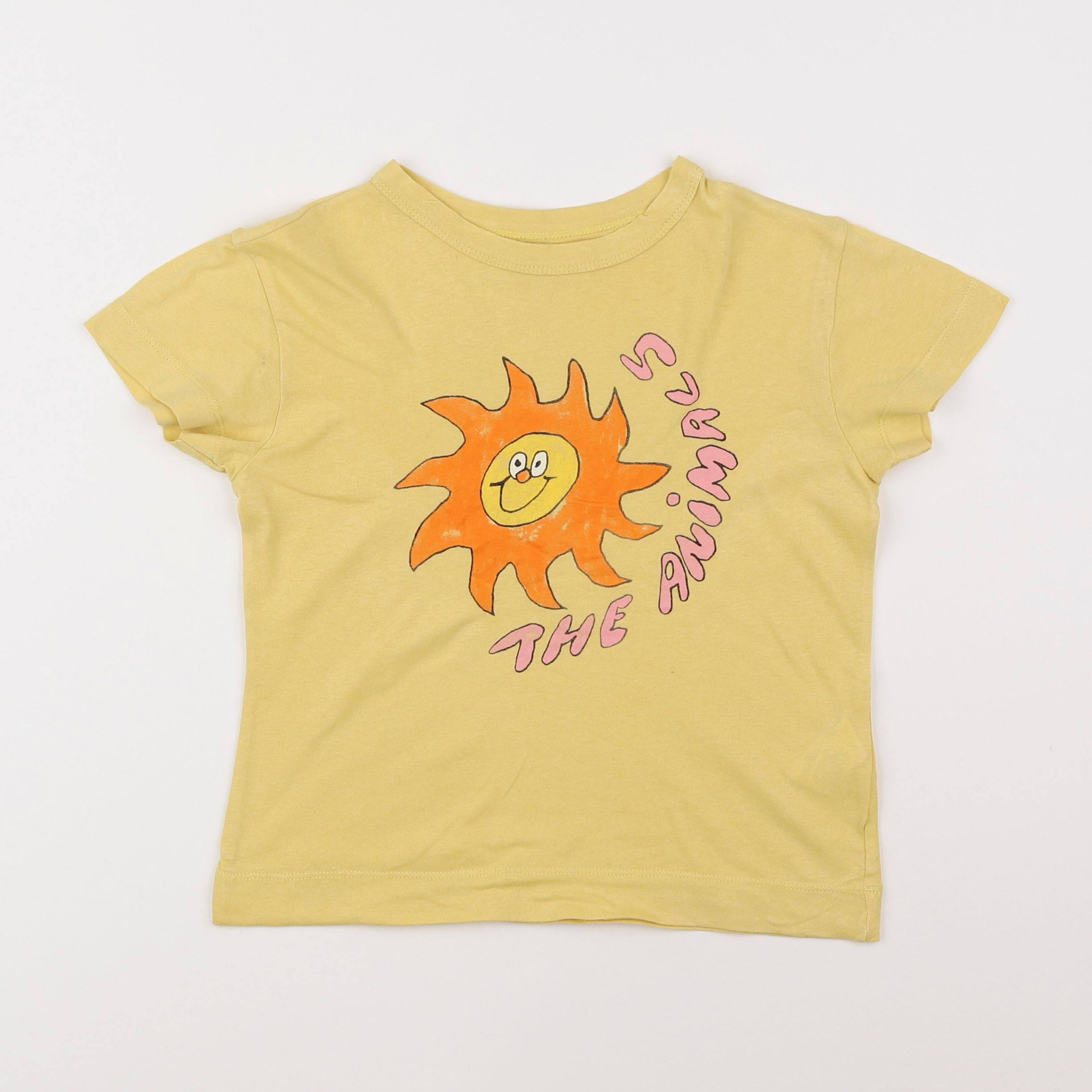 The animals observatory - tee-shirt jaune - 4 ans