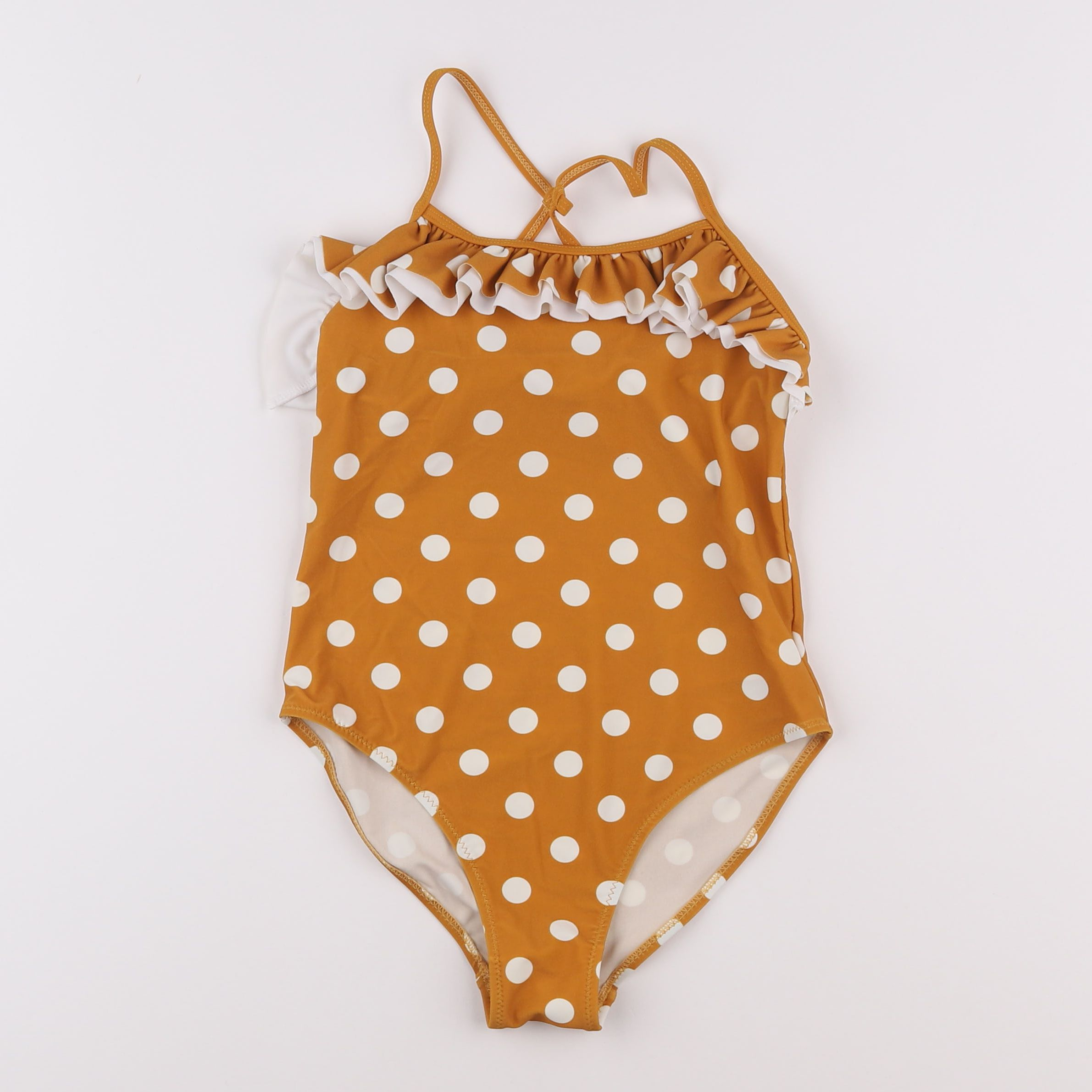 Vertbaudet - maillot de bain marron - 10 ans