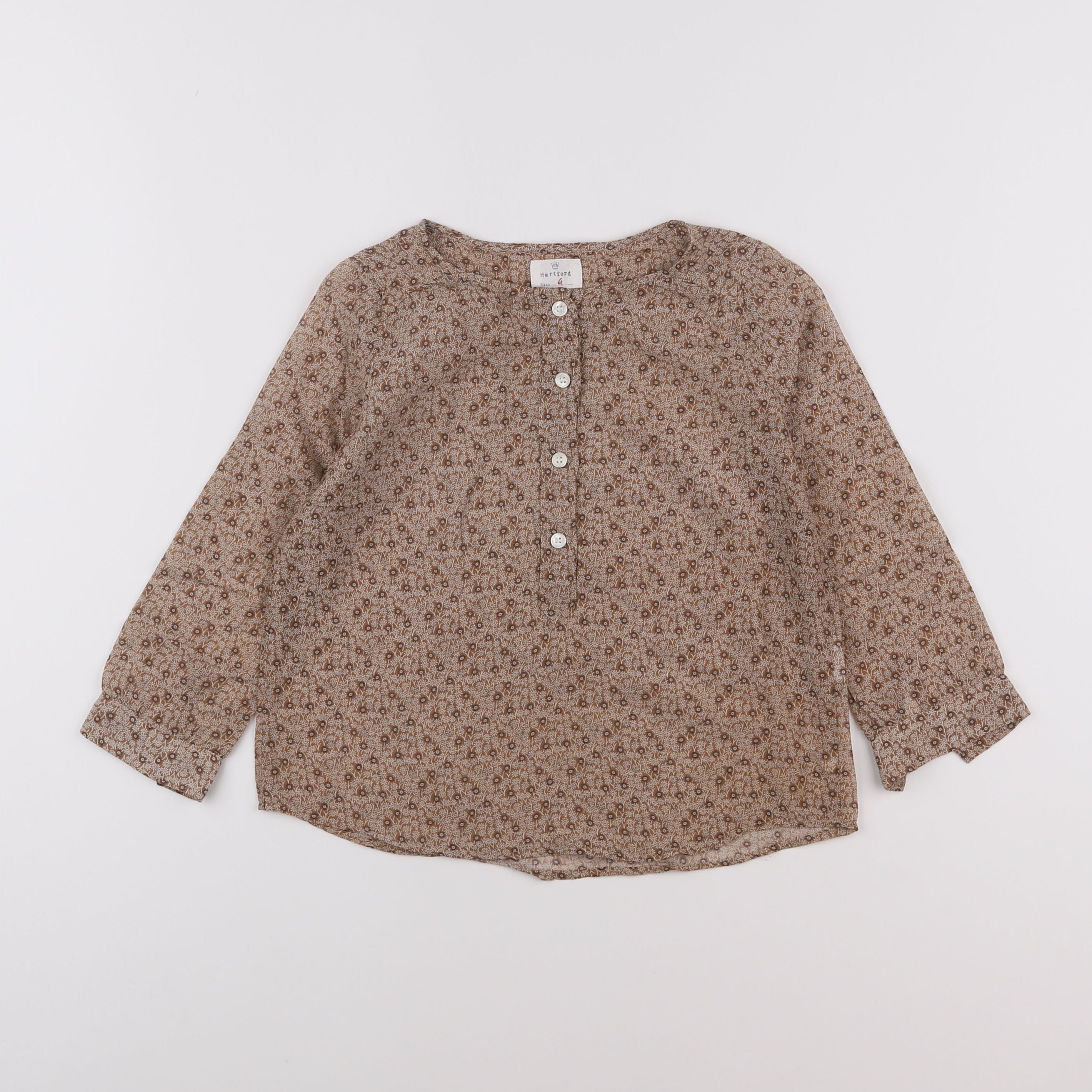 Hartford - blouse marron - 4 ans