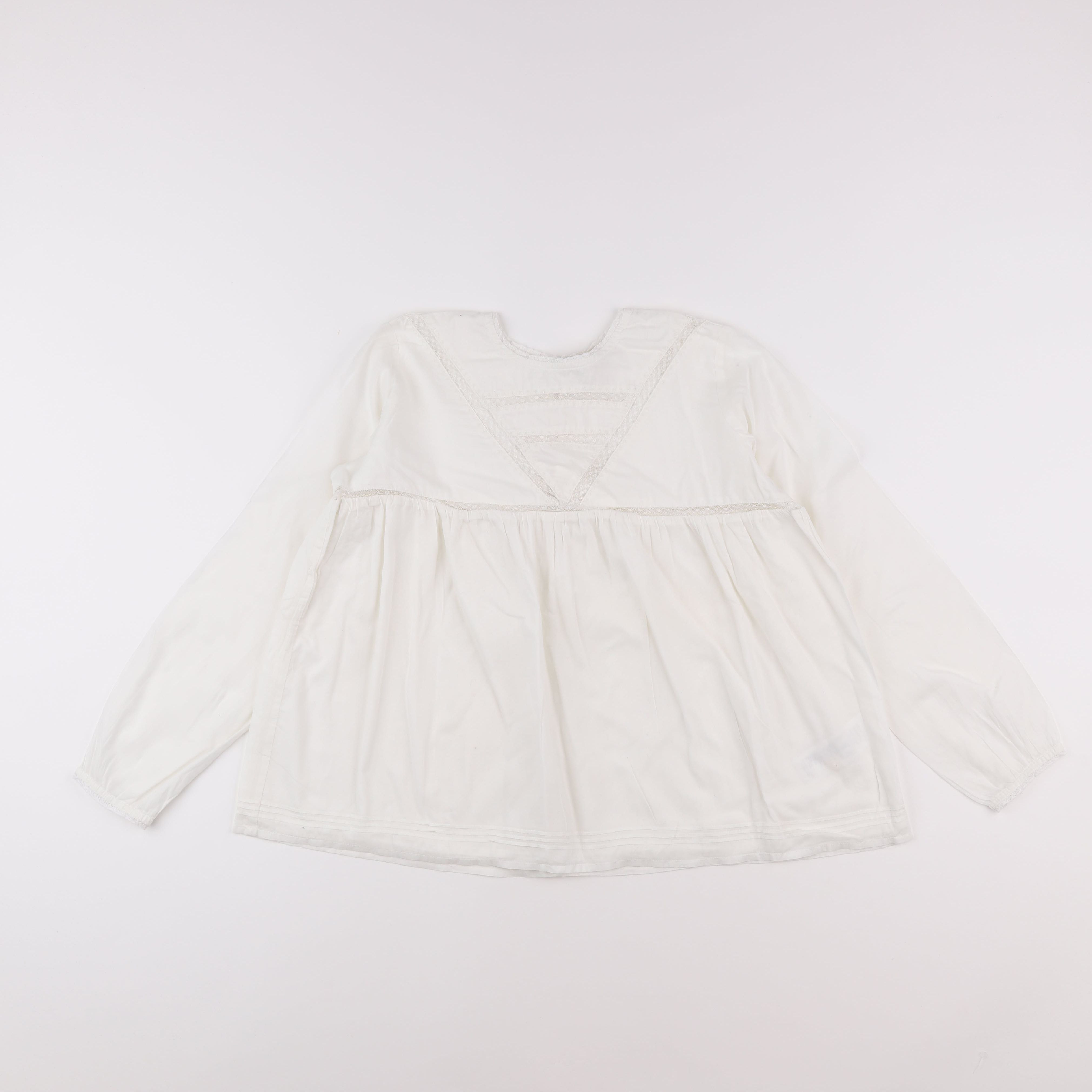 Bonton - blouse blanc, beige - 12 ans