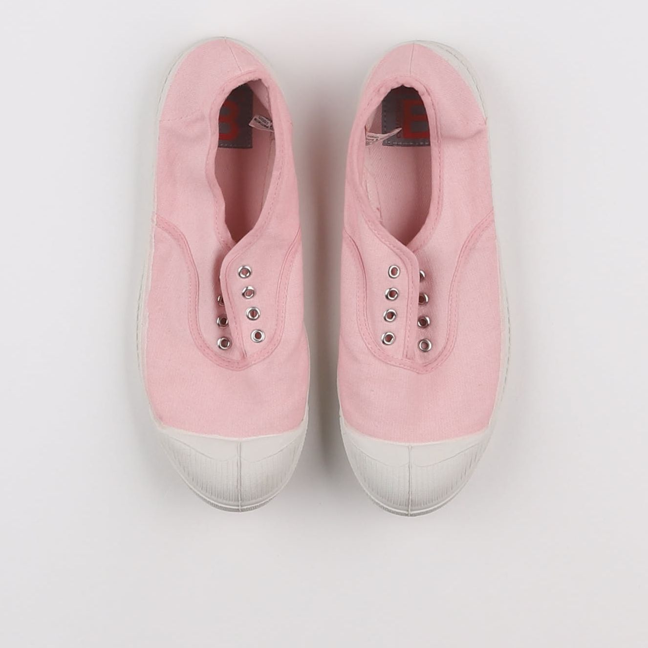 Bensimon - tennis élastiqué rose - pointure 36