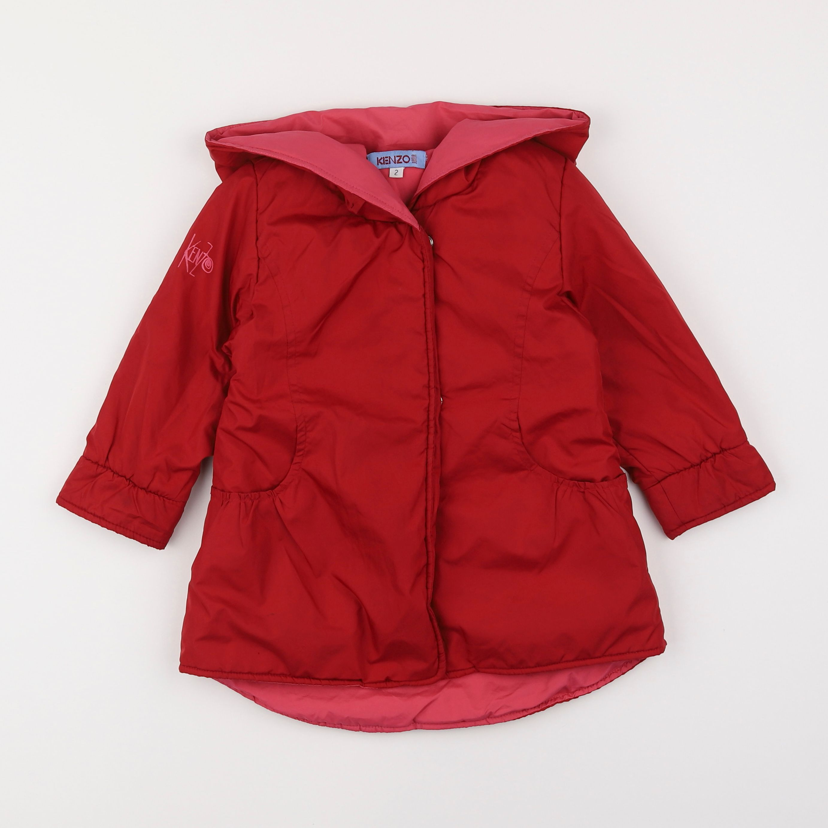 Kenzo - coupe-vent rouge - 2 ans