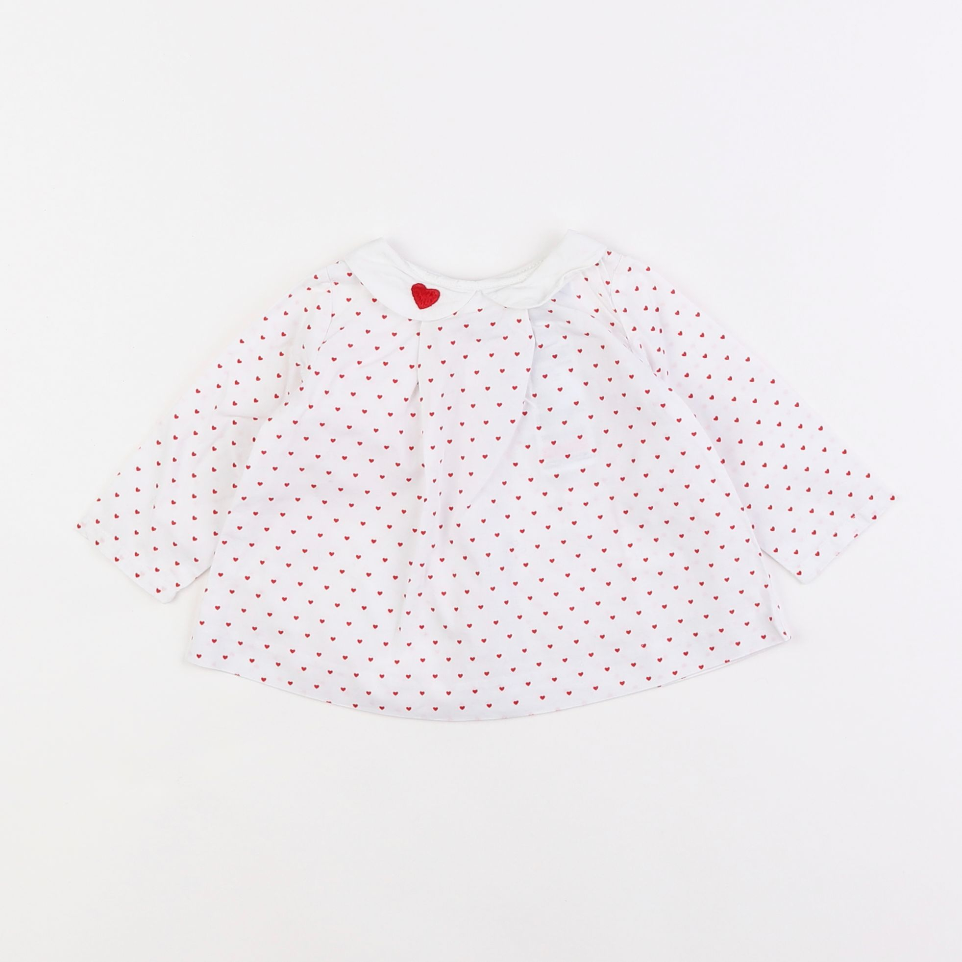 Jacadi - blouse blanc - 3 mois