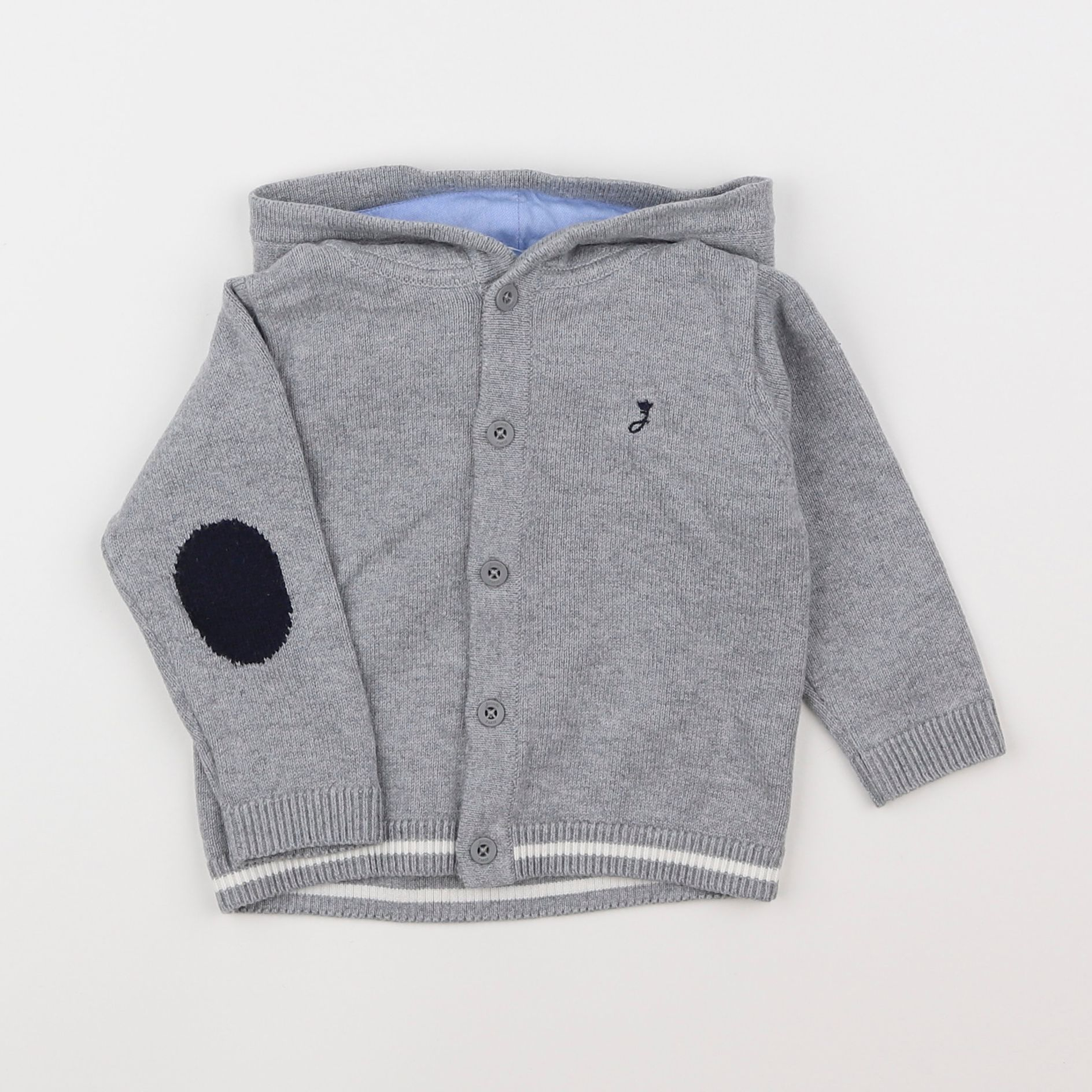 Jacadi - pull gris - 12 mois