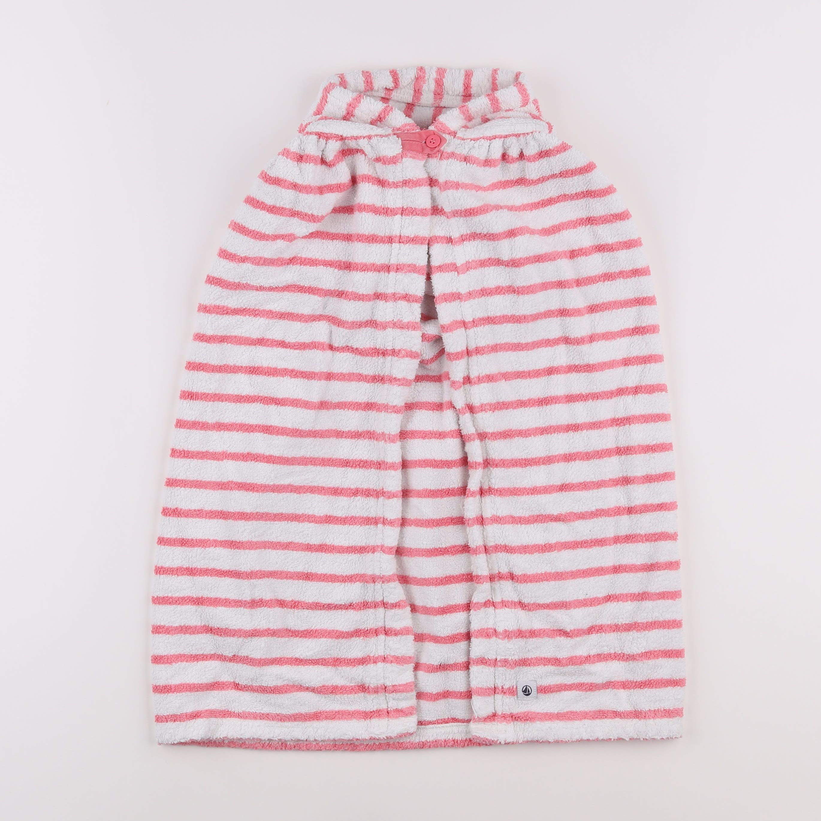 Petit Bateau - cape de bain rose - 12 mois à 3 ans