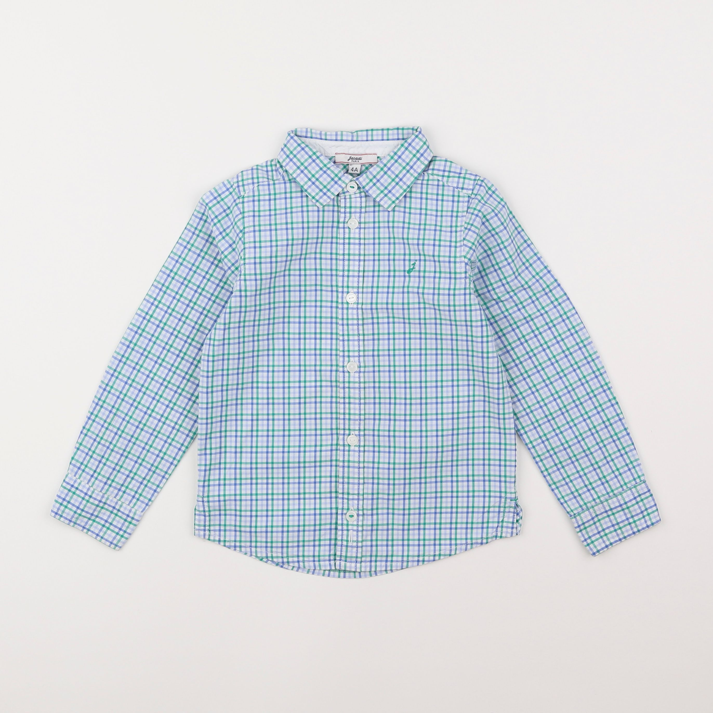 Jacadi - chemise bleu - 4 ans