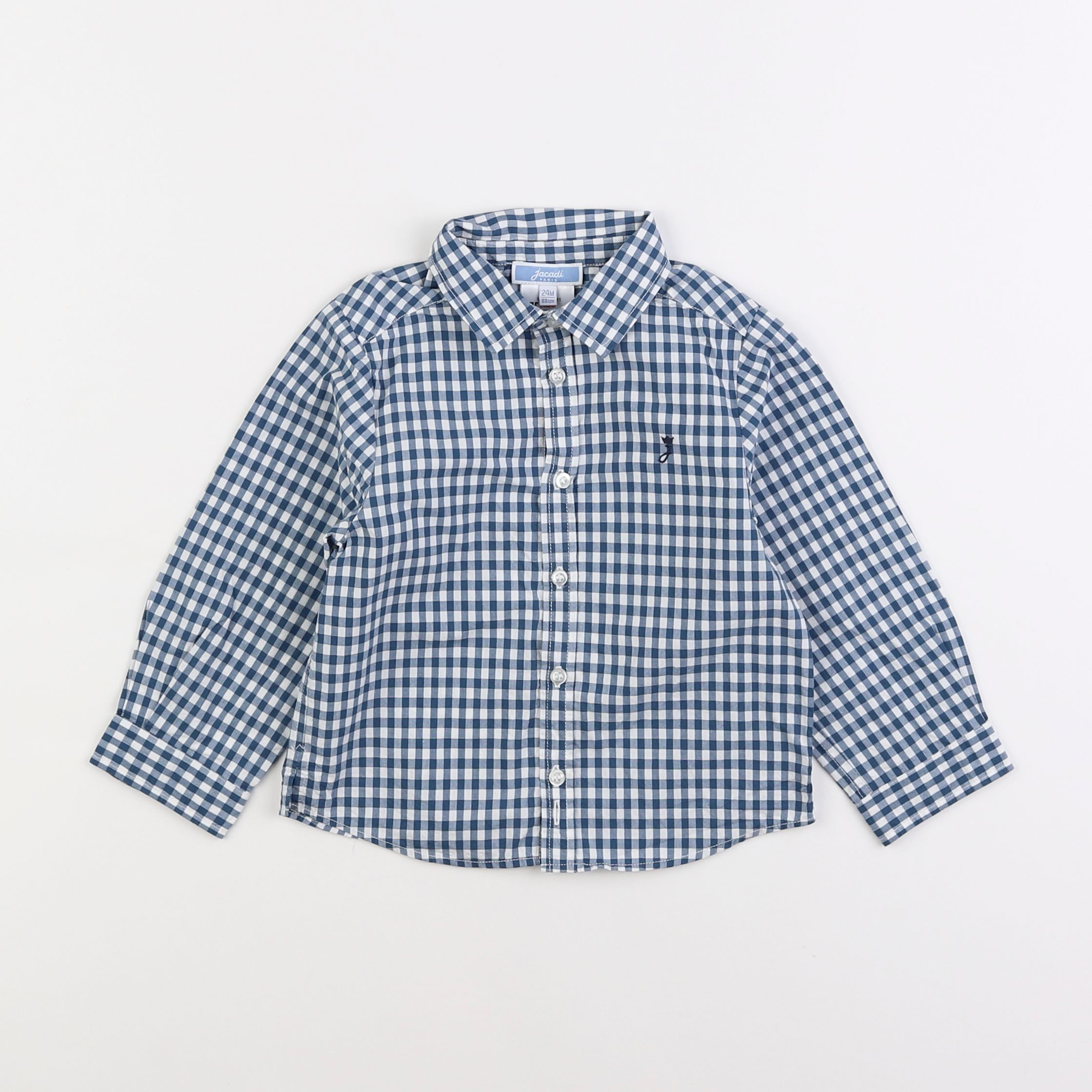 Jacadi - chemise bleu - 2 ans