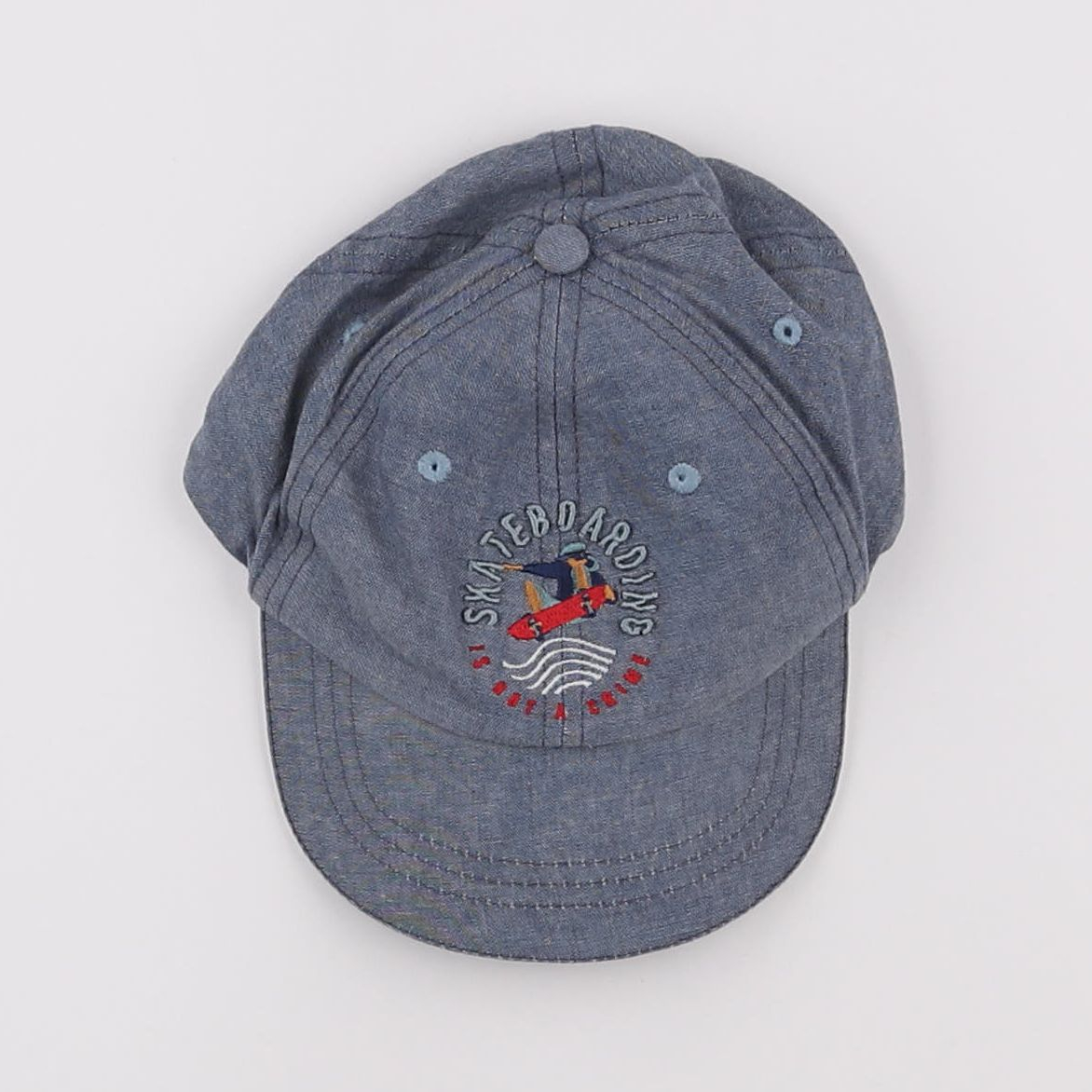 Vertbaudet - casquette bleu - 4/5 ans