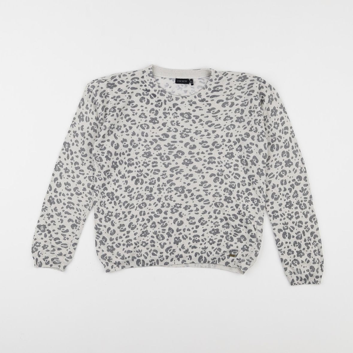 IKKS - pull beige, or - 10 ans