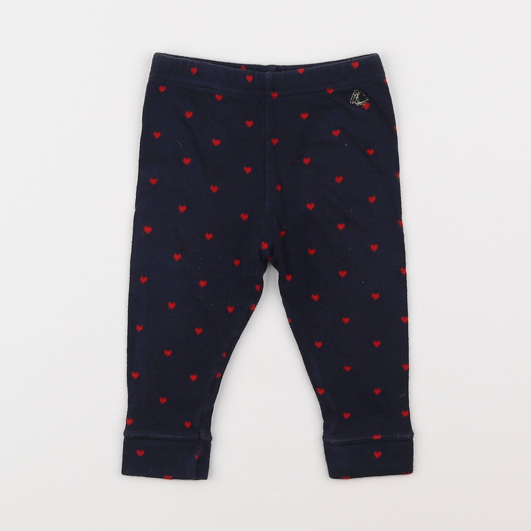 Petit Bateau - legging bleu - 6 mois