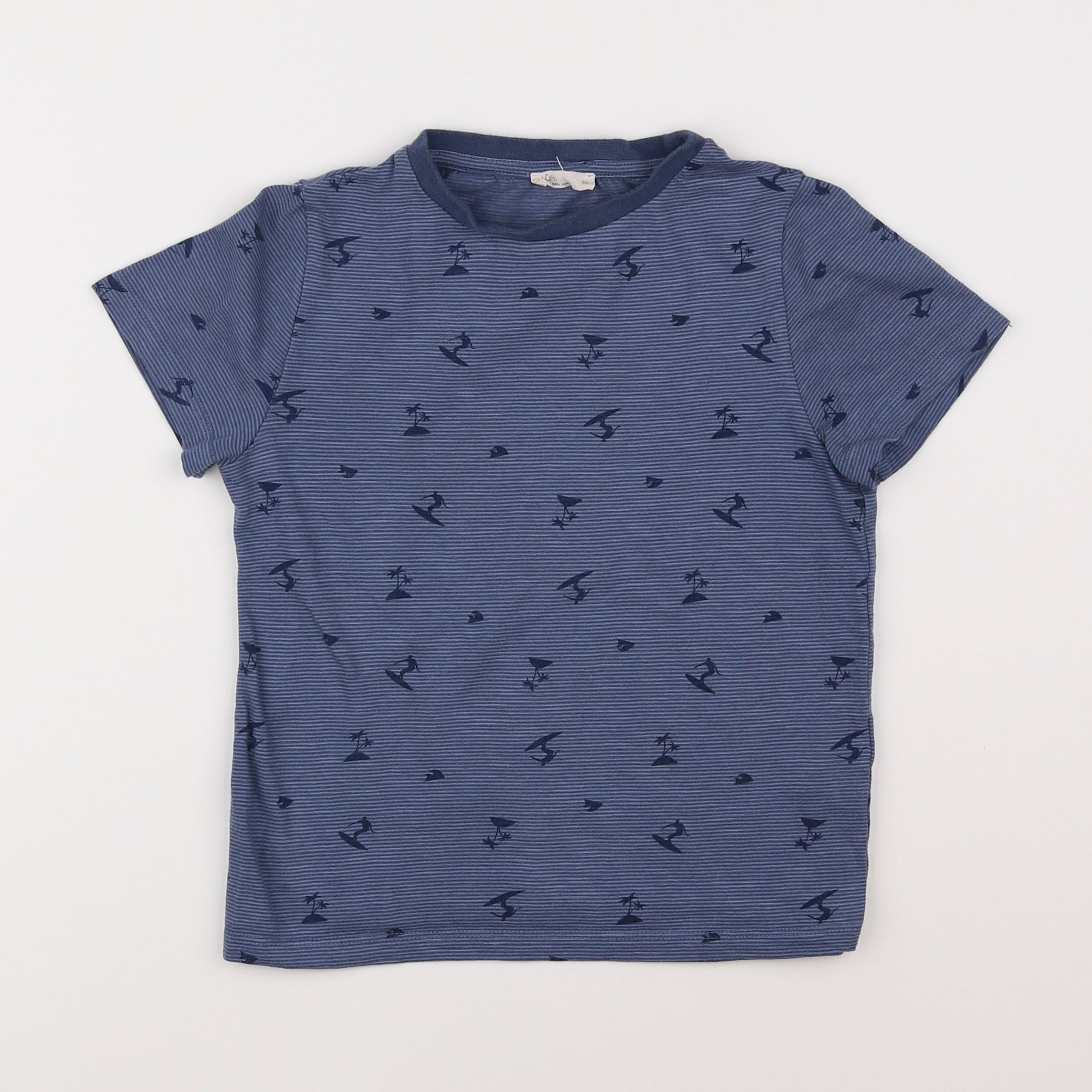 Little Cigogne - tee-shirt bleu - 6 ans