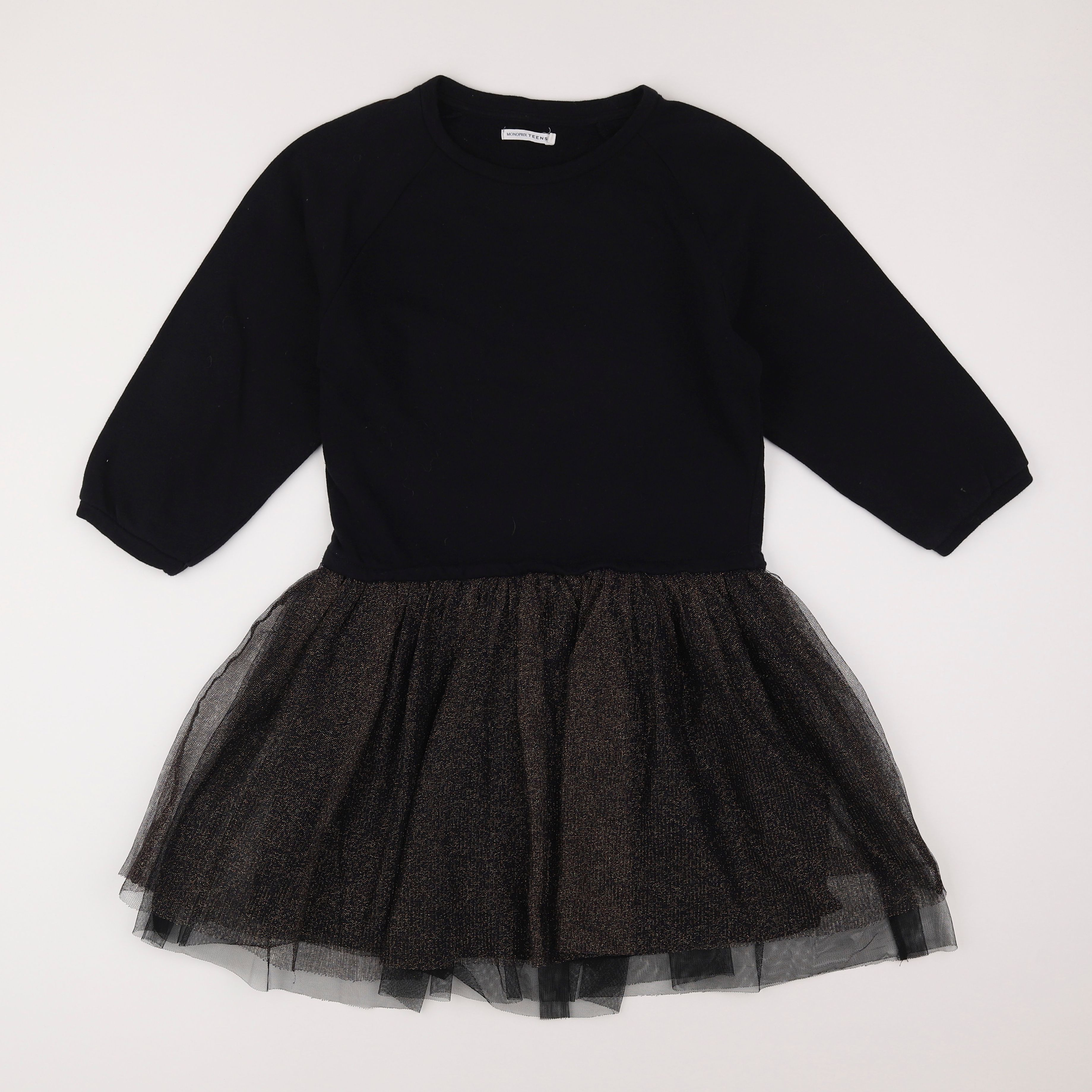 Monoprix - robe noir - 12 ans