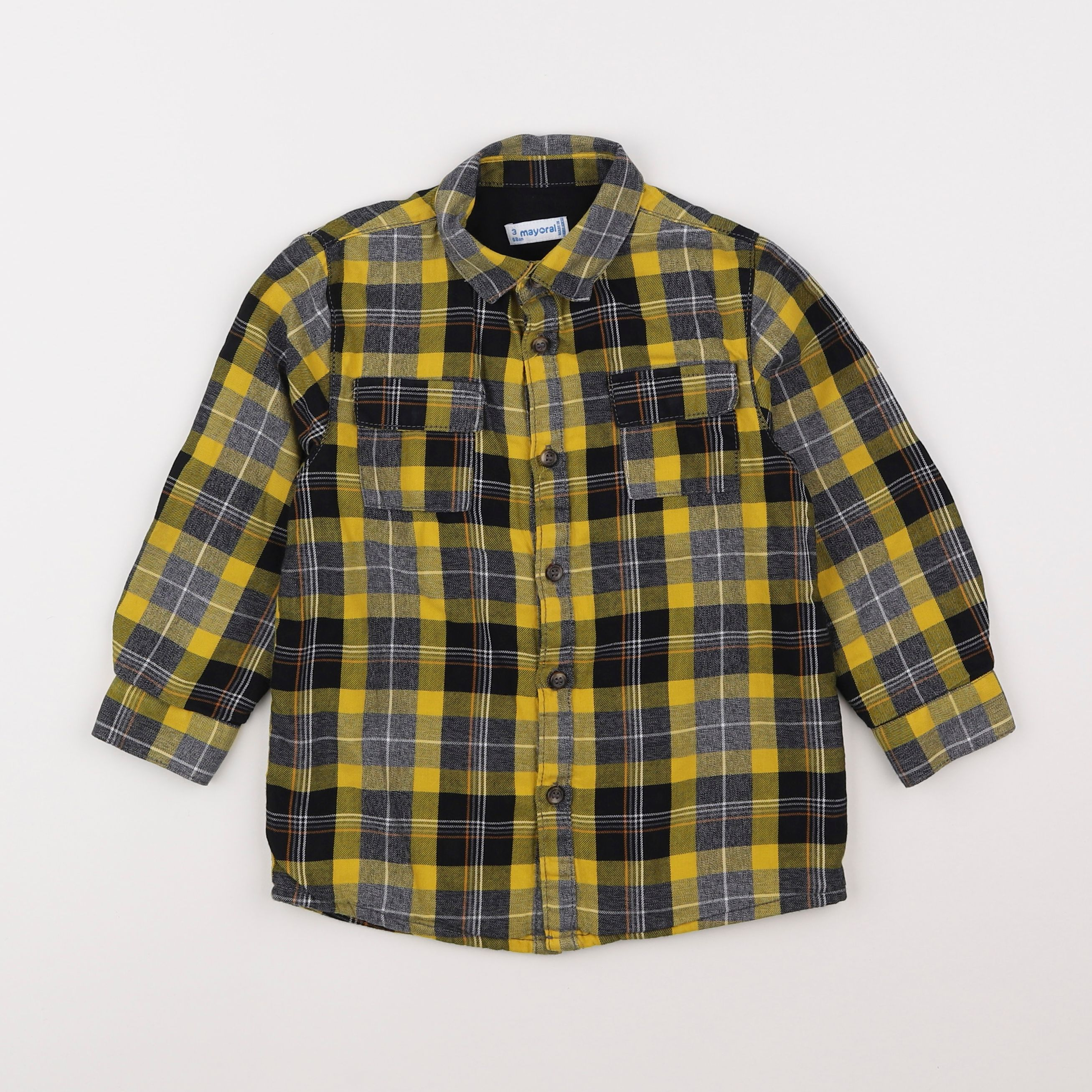 Mayoral - chemise jaune - 3 ans