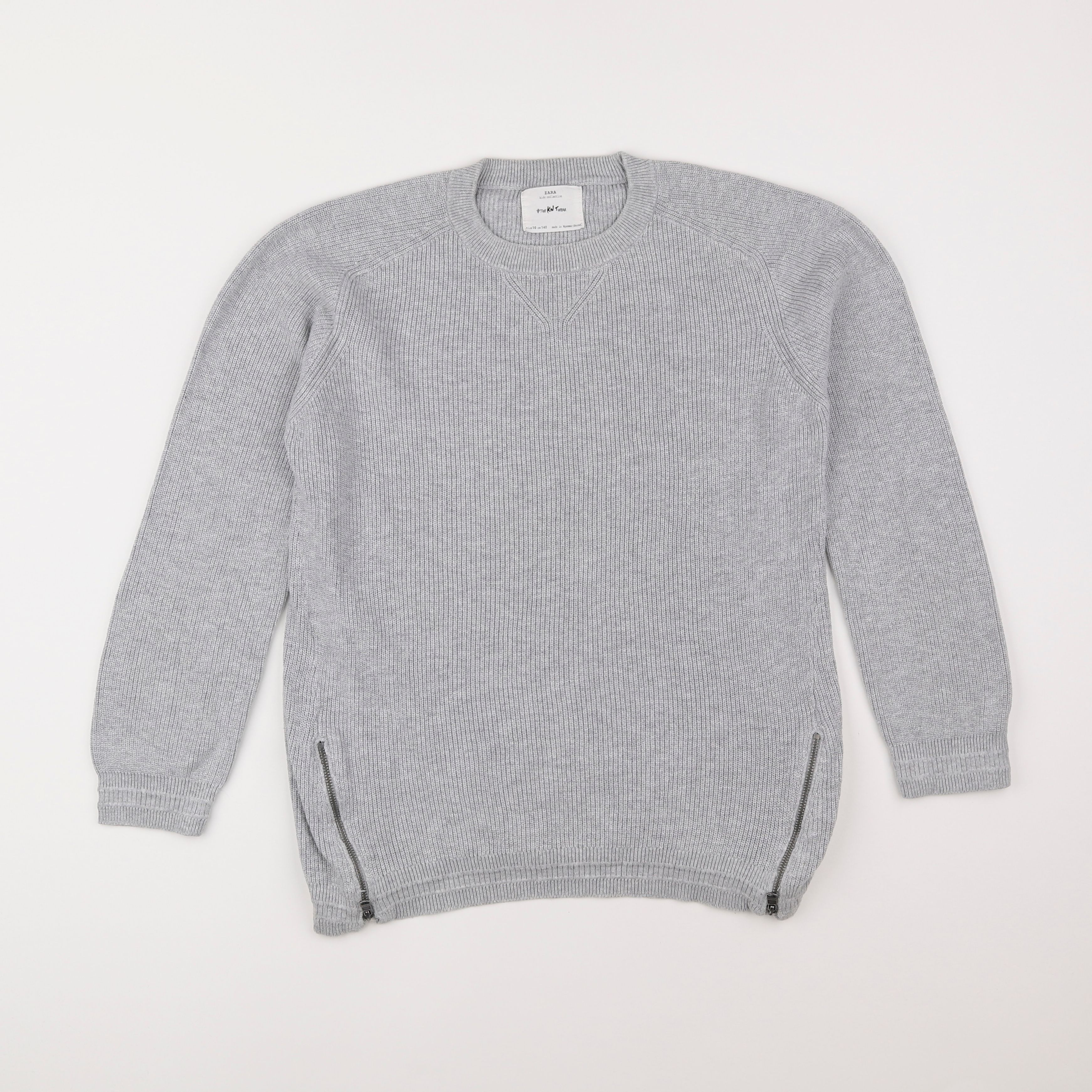 Zara - pull gris - 10 ans