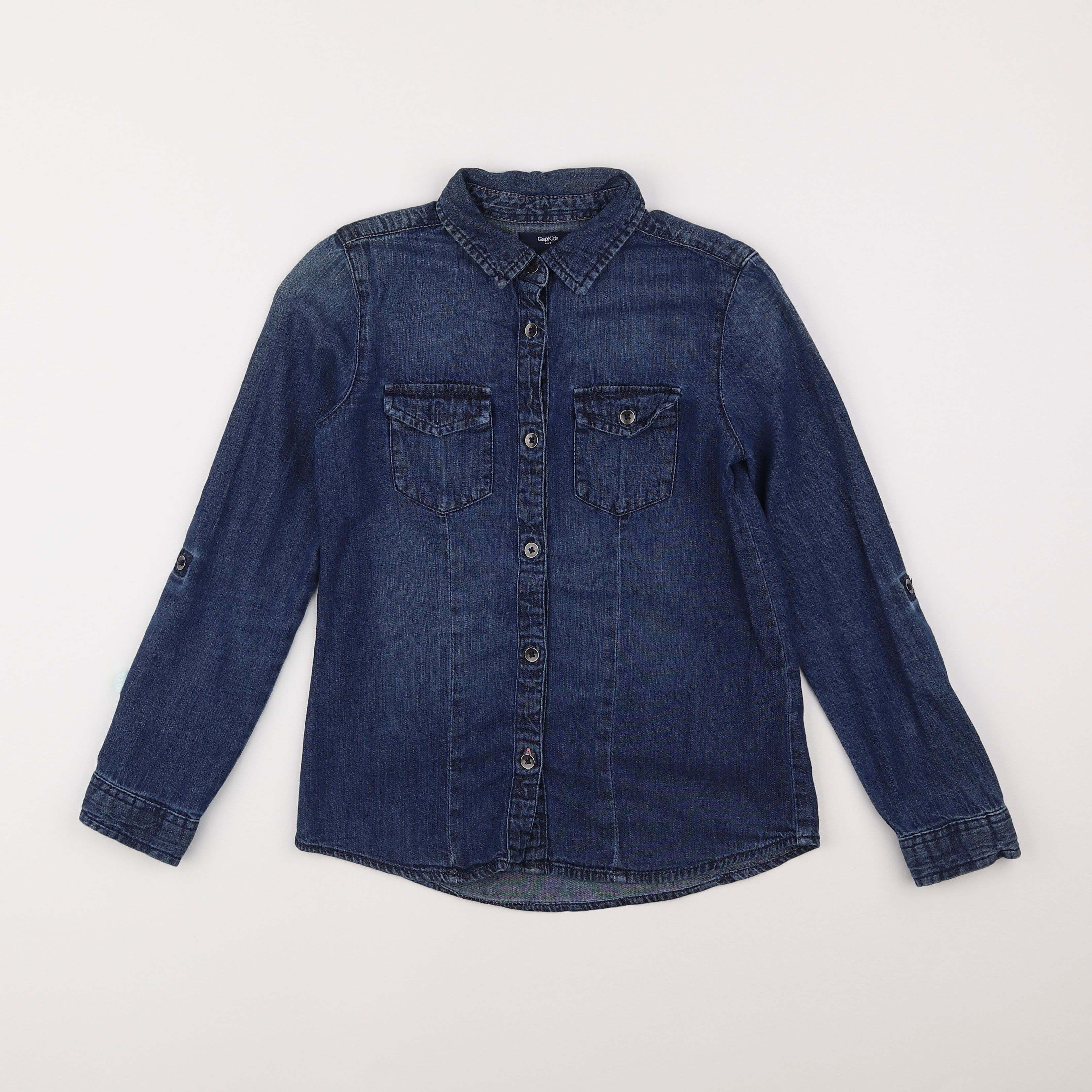 GAP - chemise bleu - 8/9 ans