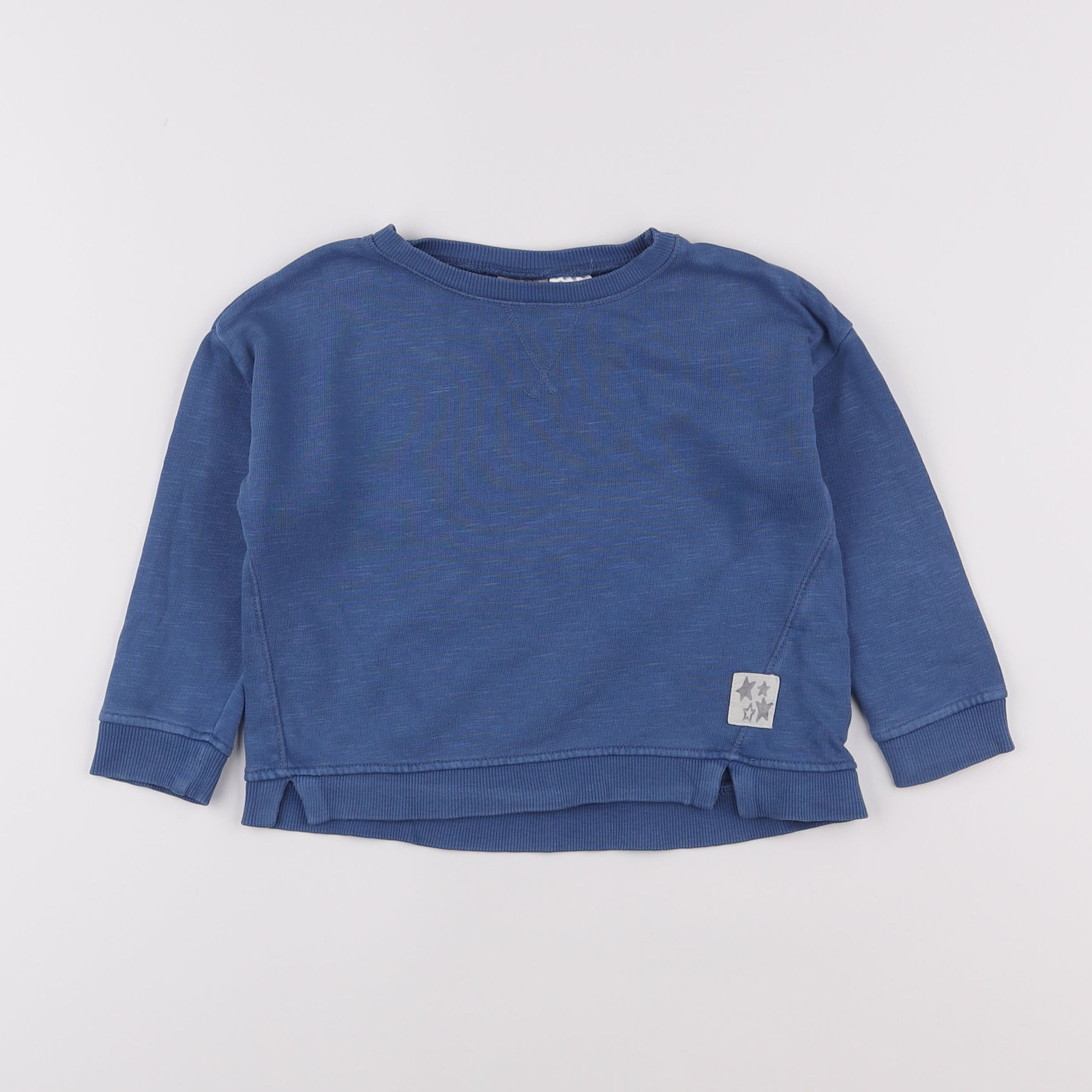 Zara - sweat bleu - 12/18 mois