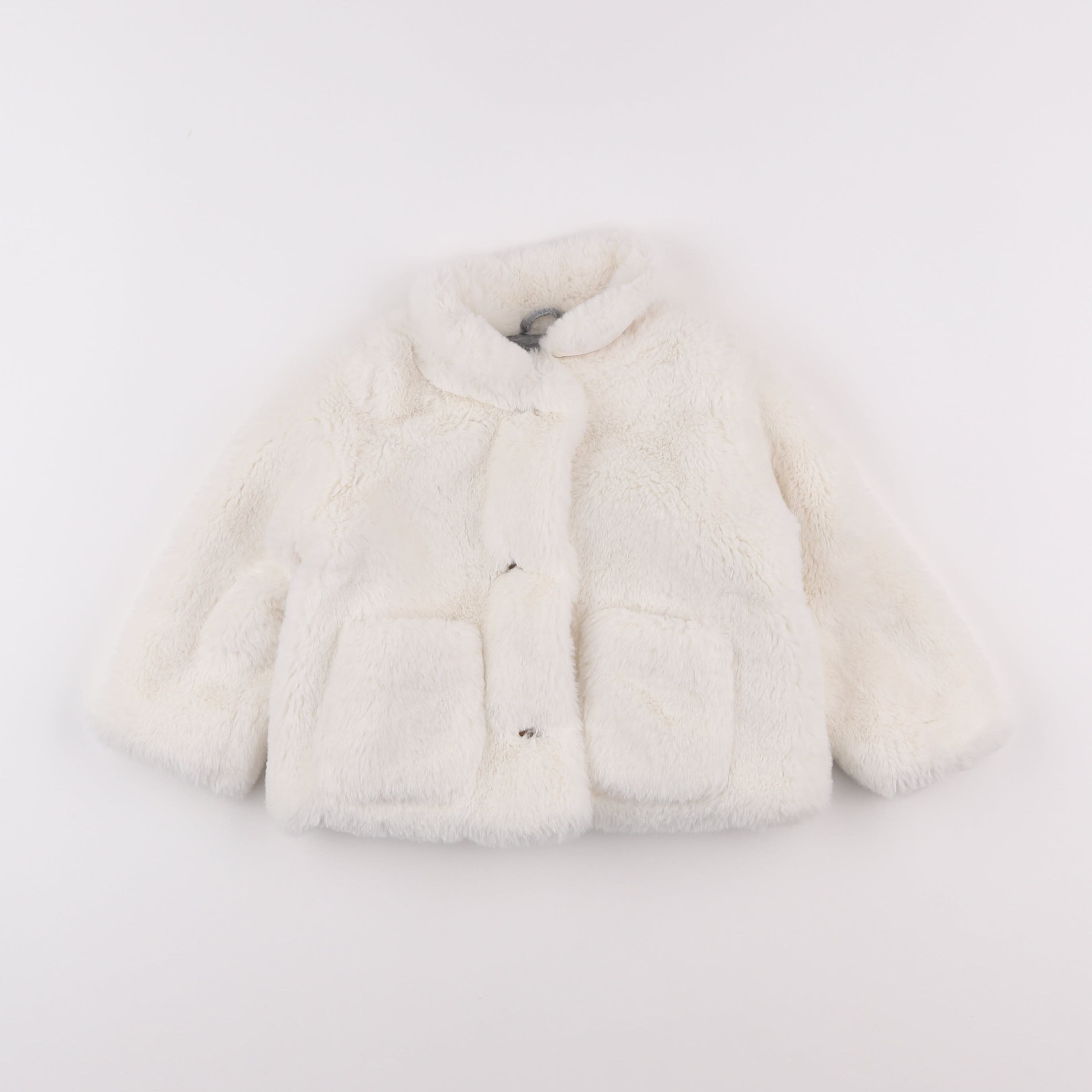 Mango - parka blanc - 9/12 mois