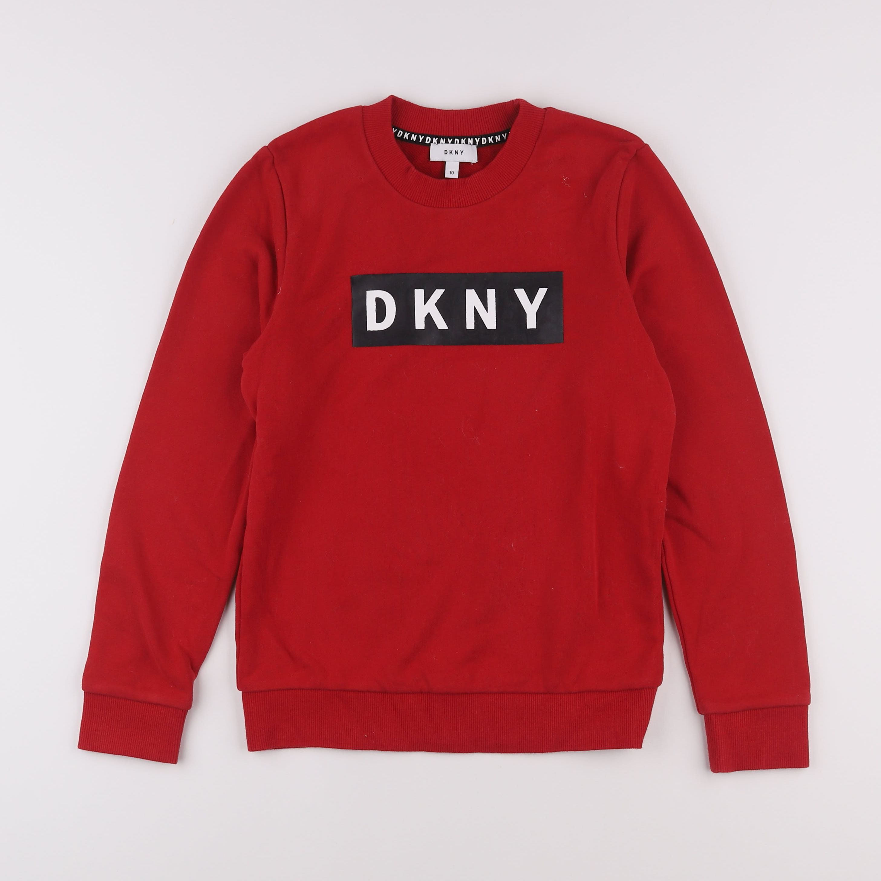 Dkny - sweat rouge - 10 ans