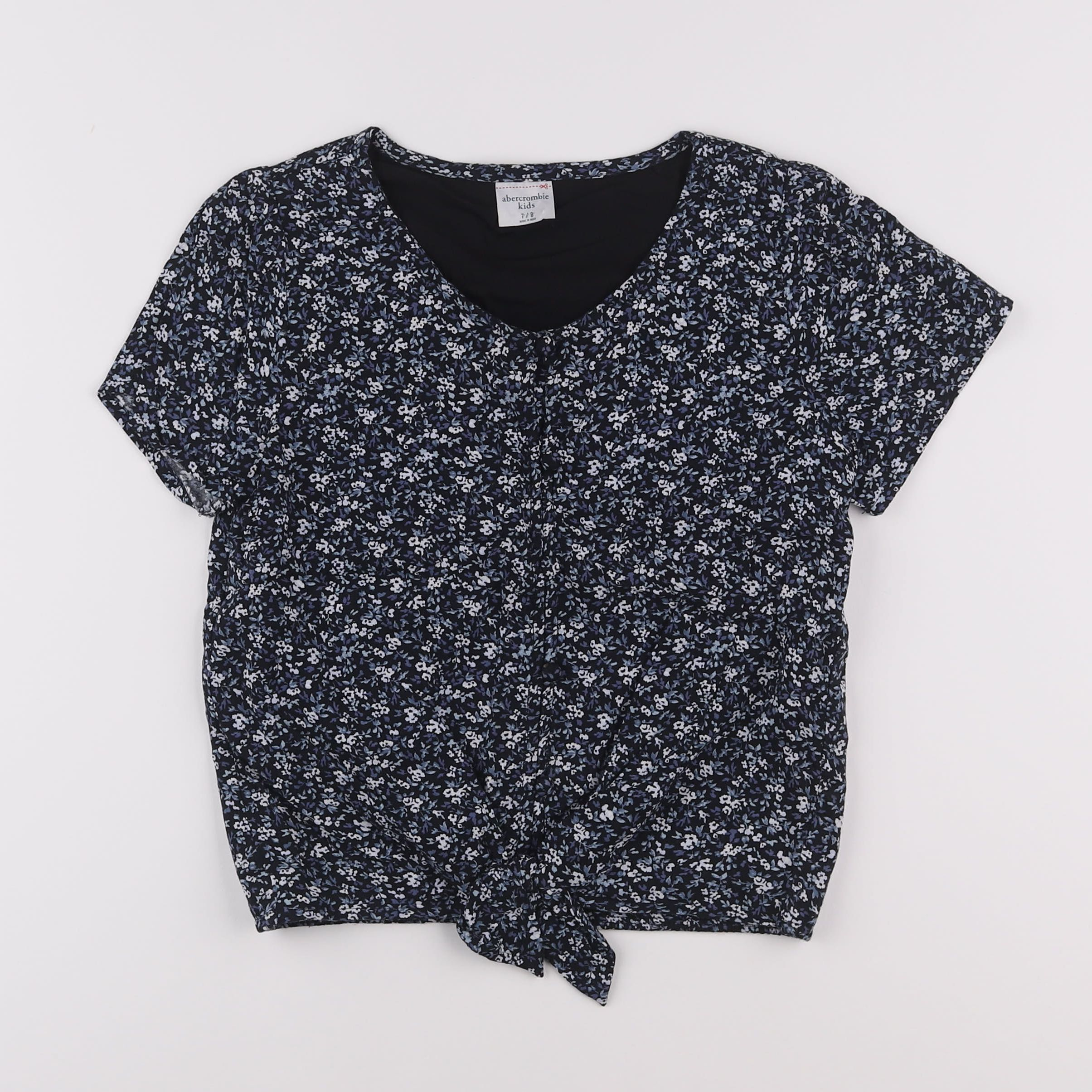 Abercrombie - blouse bleu - 7/8 ans