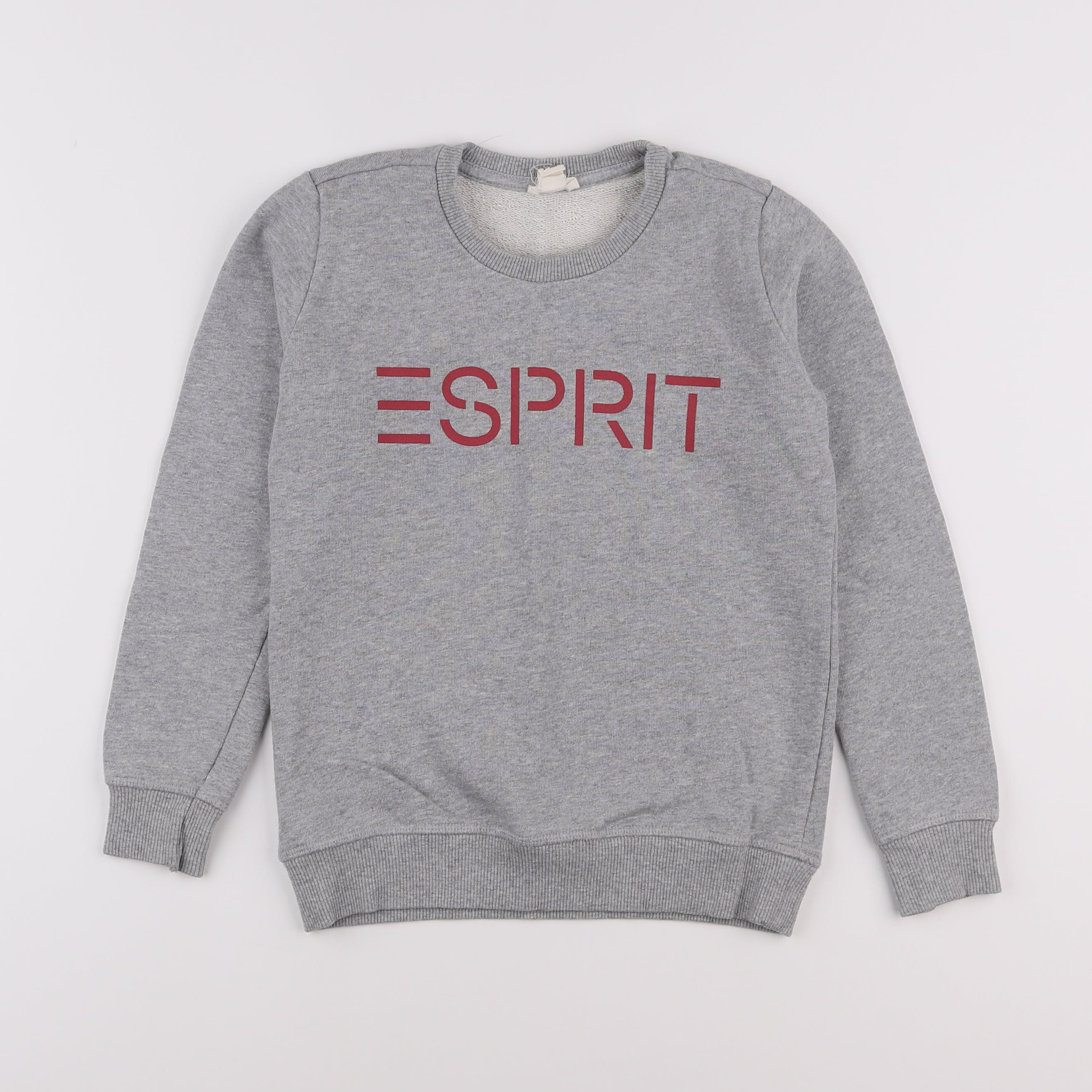 Esprit - sweat gris - 8/9 ans