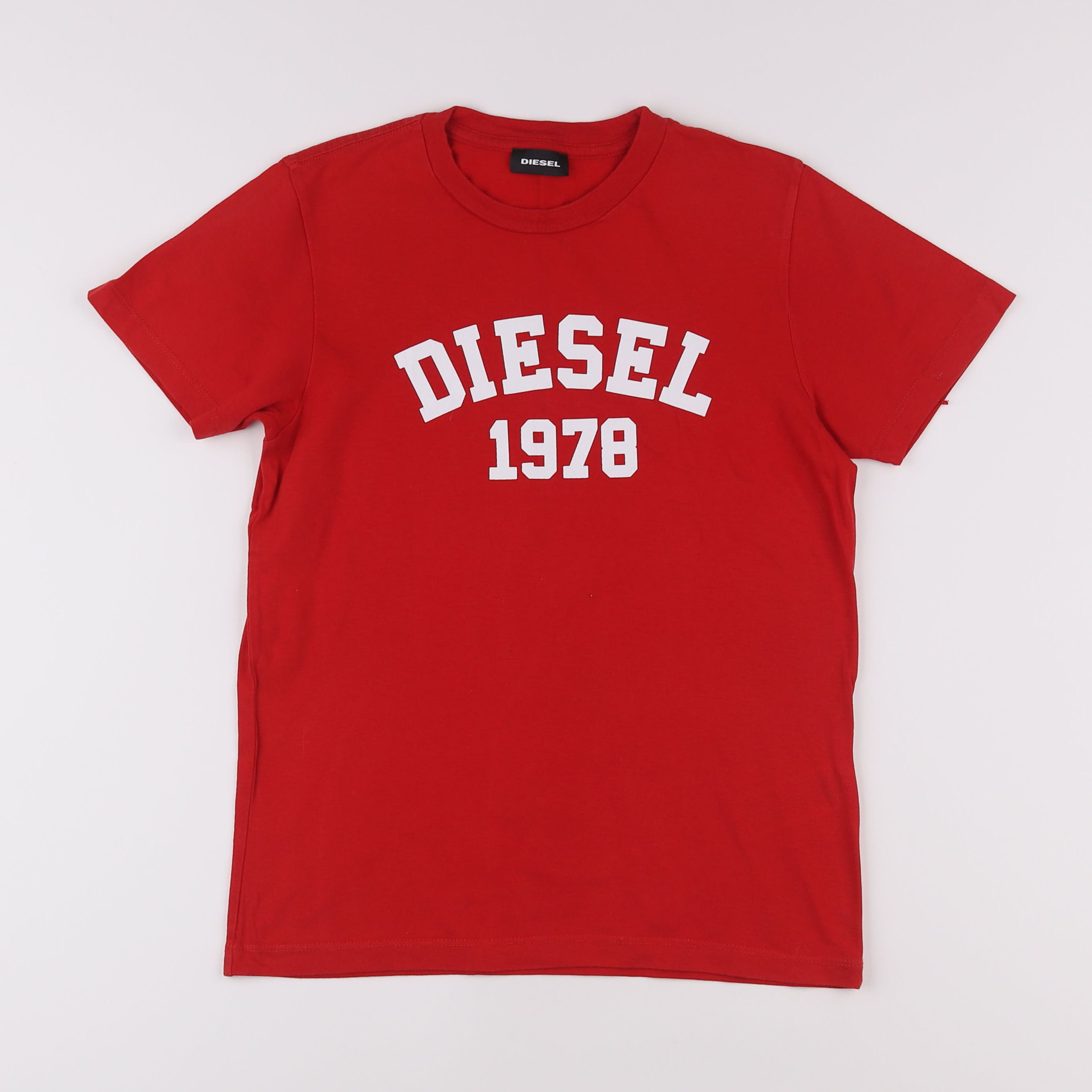 Diesel - tee-shirt rouge - 8/10 ans