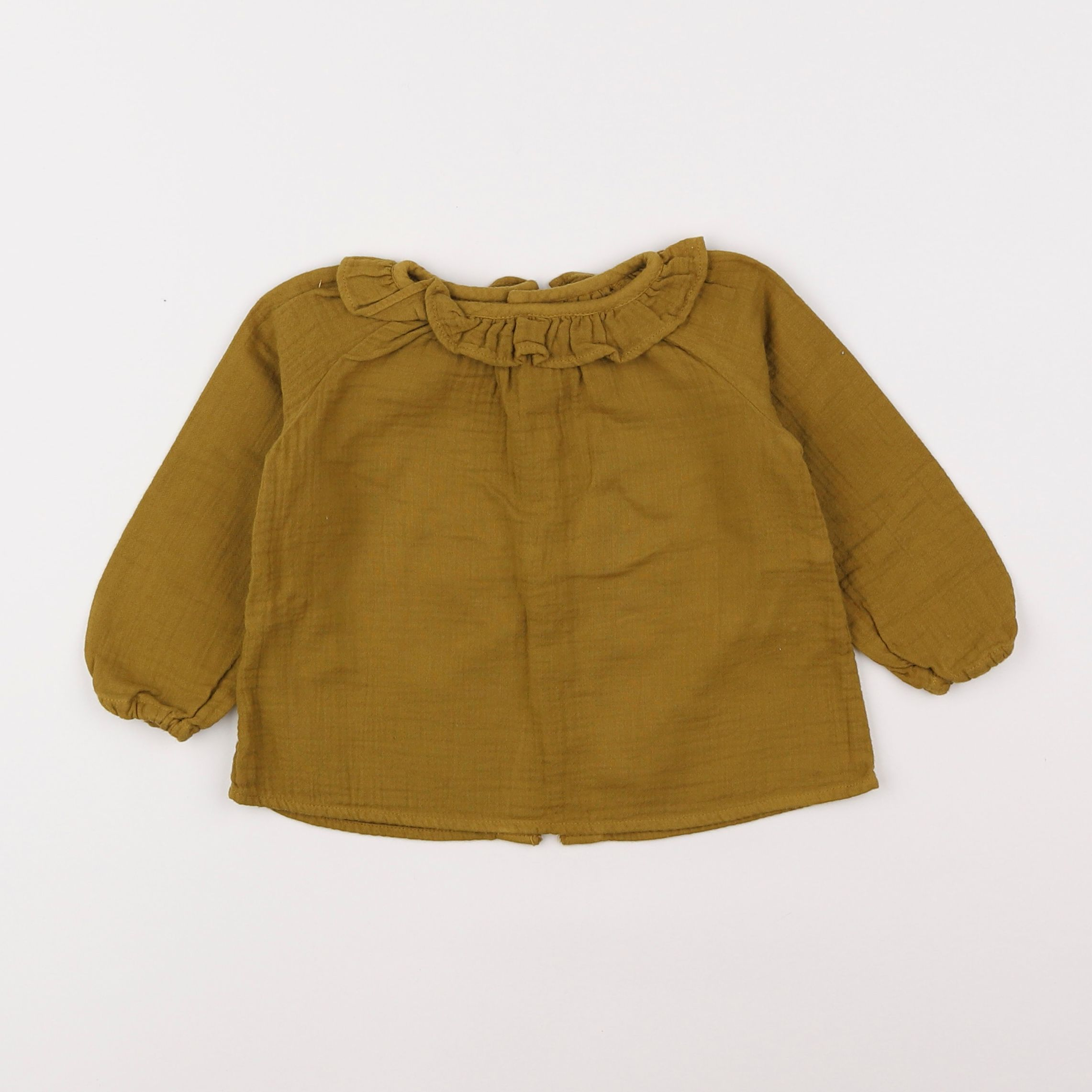 Bonton - blouse vert - 12 mois