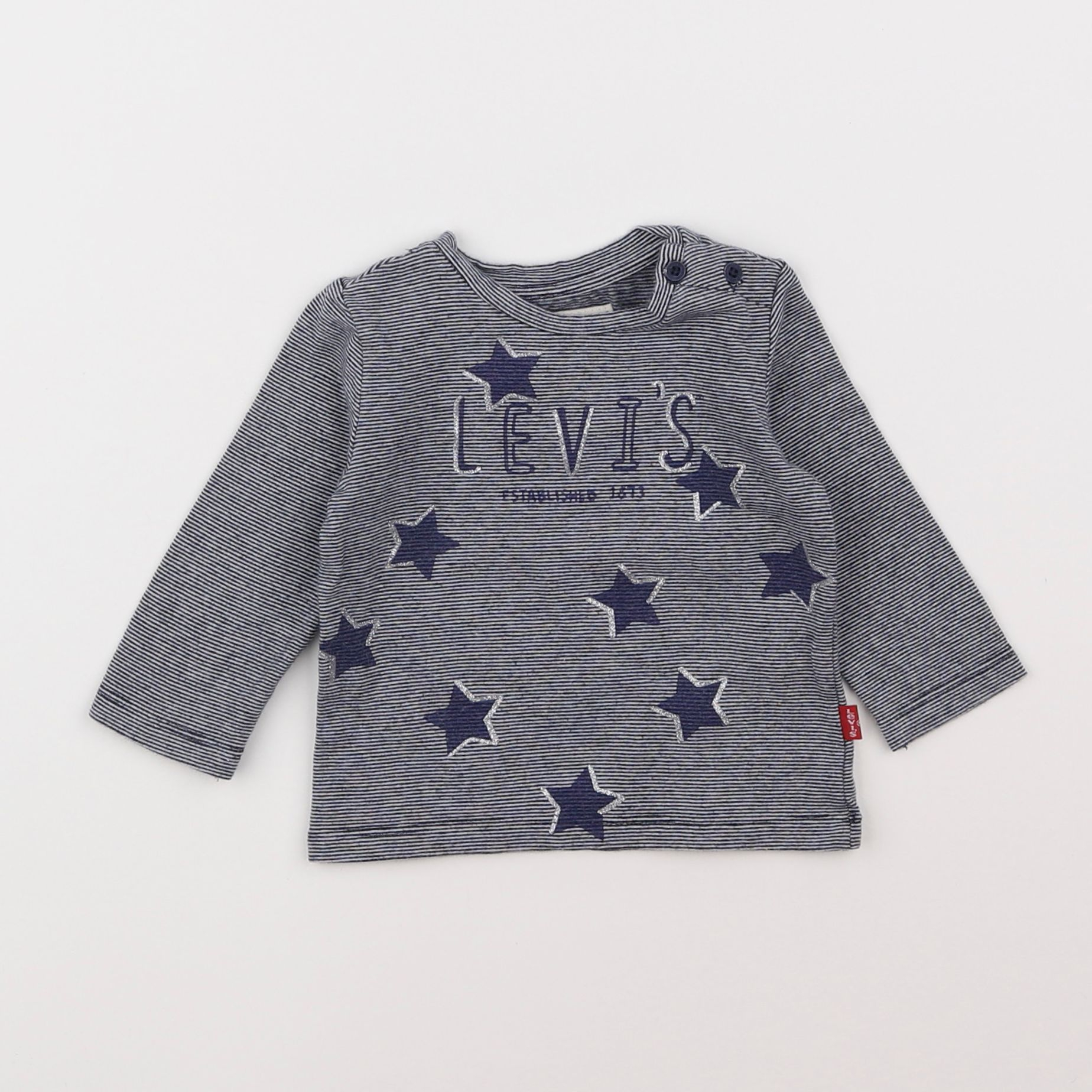 Levi's - tee-shirt bleu - 9 mois