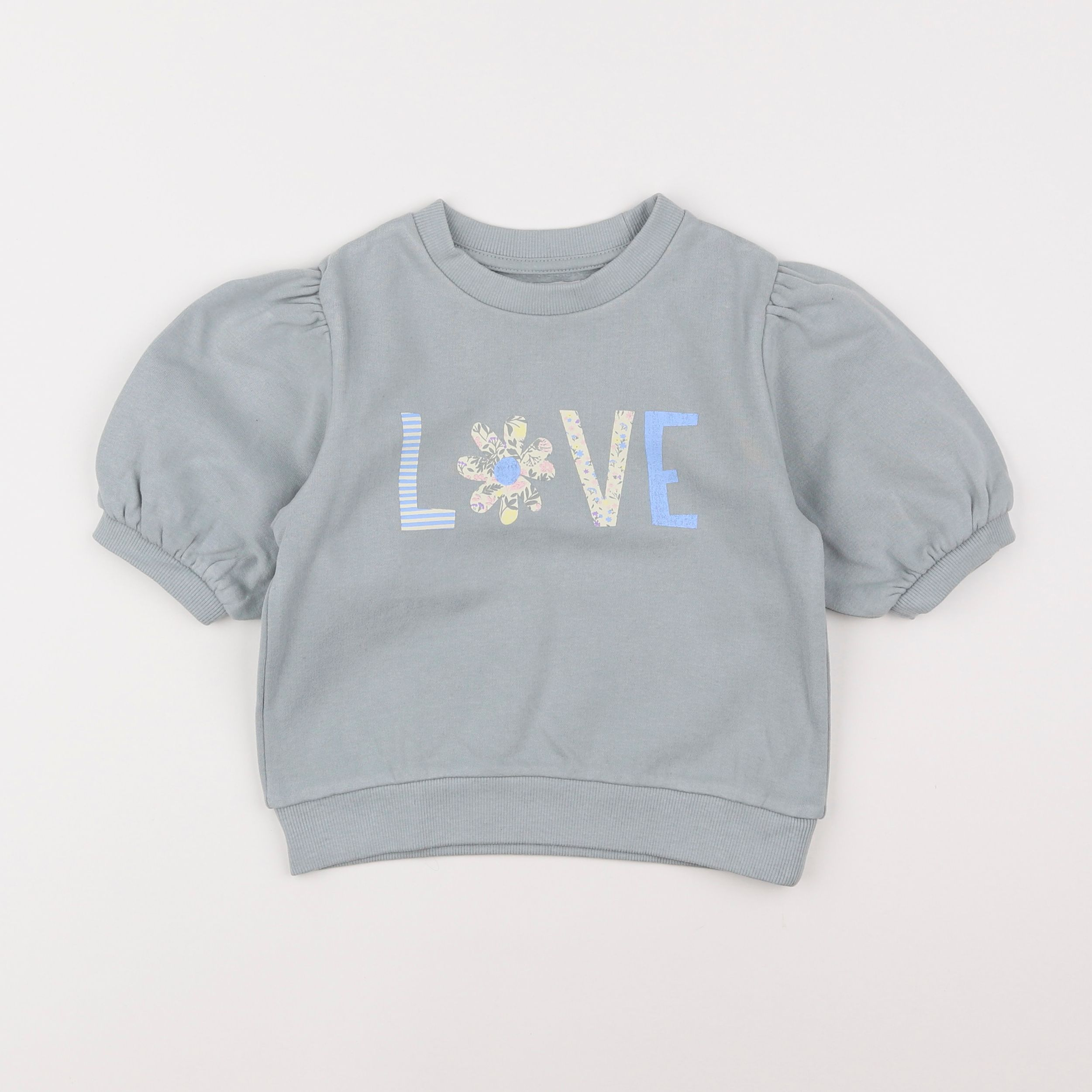 Vertbaudet - sweat bleu - 5 ans