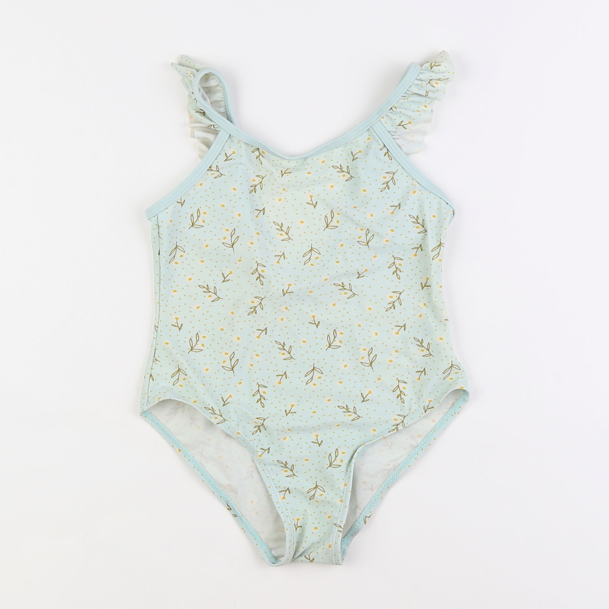 Vertbaudet - maillot de bain vert - 6 ans