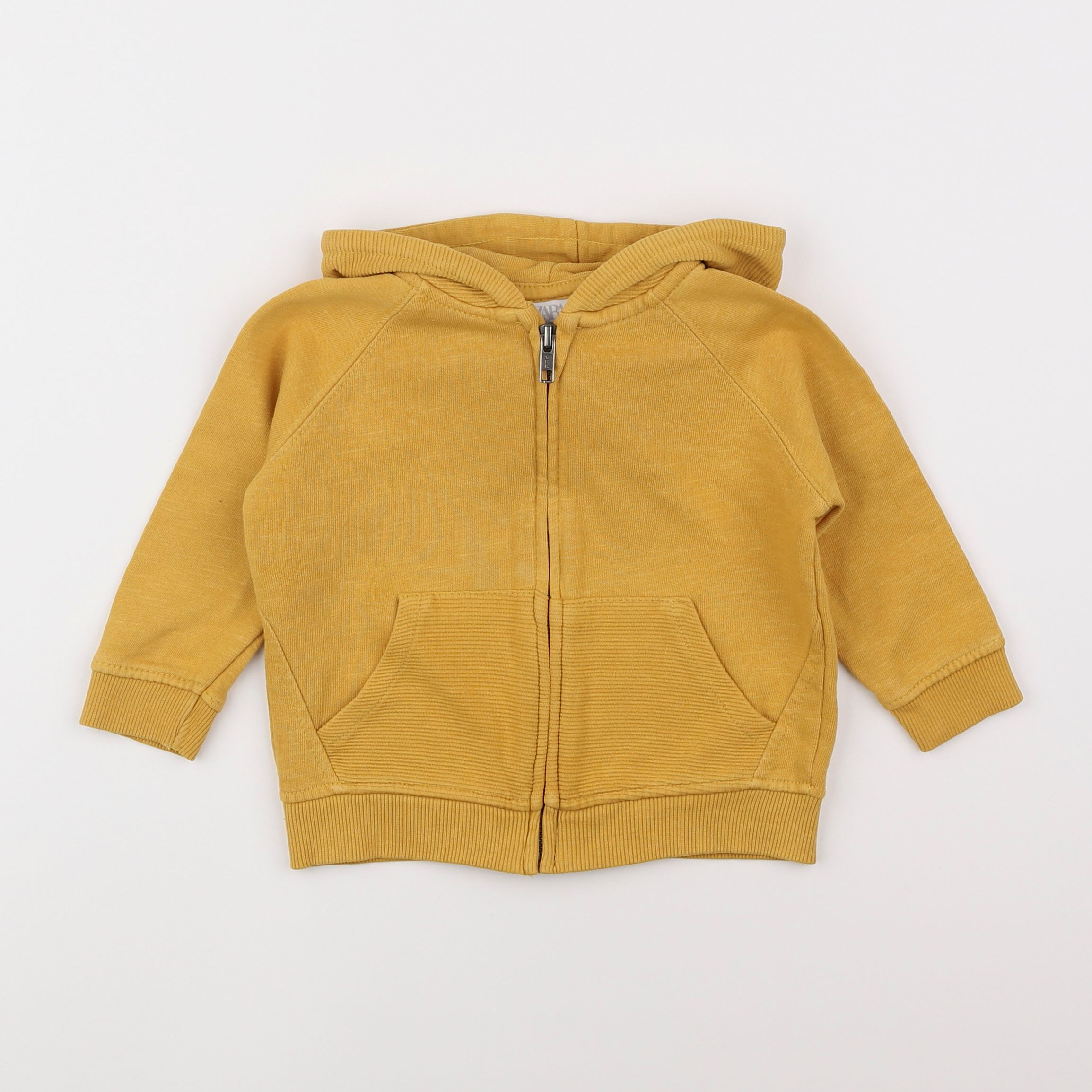 Zara - sweat jaune - 9/12 mois