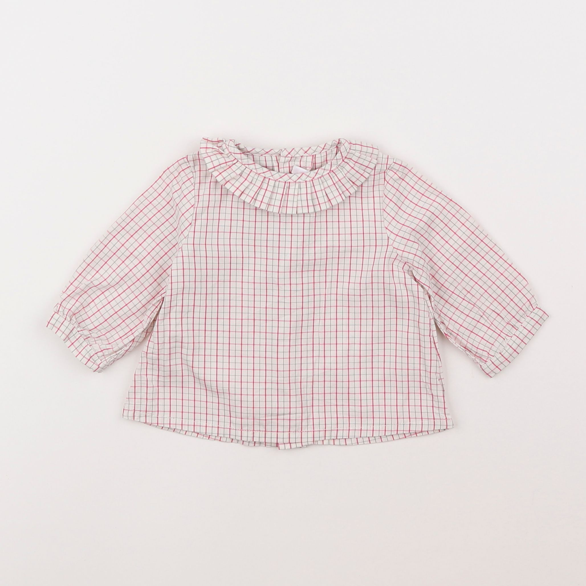 Neck & Neck - blouse rose - 3 mois