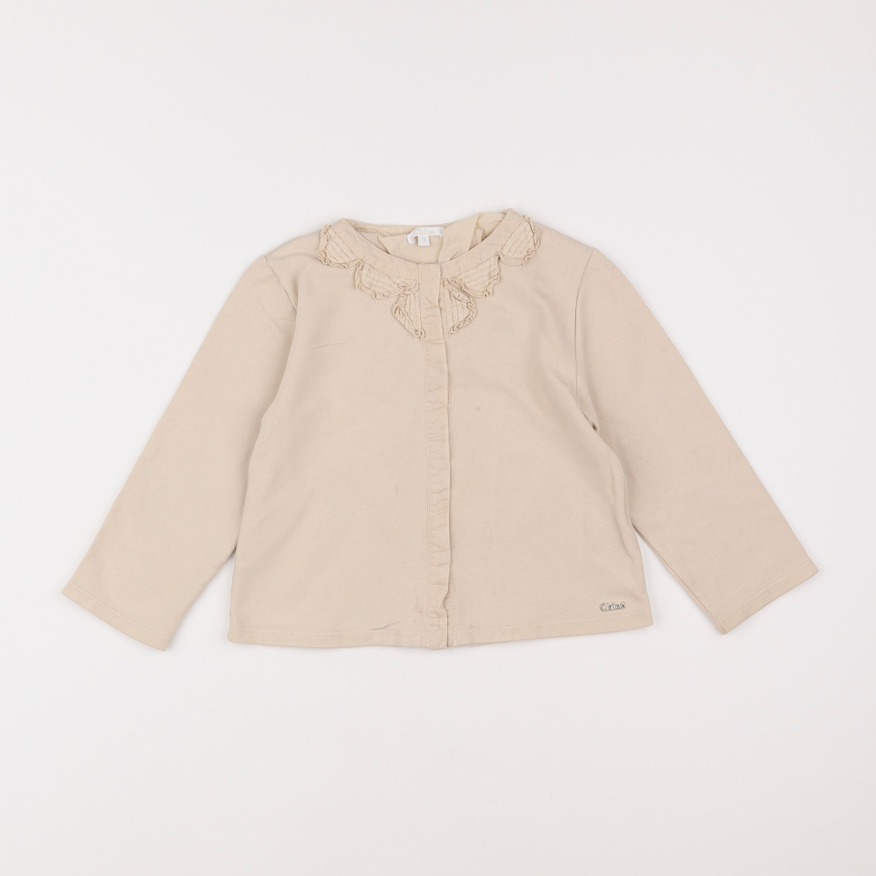 Chloé - tee-shirt beige - 3 ans