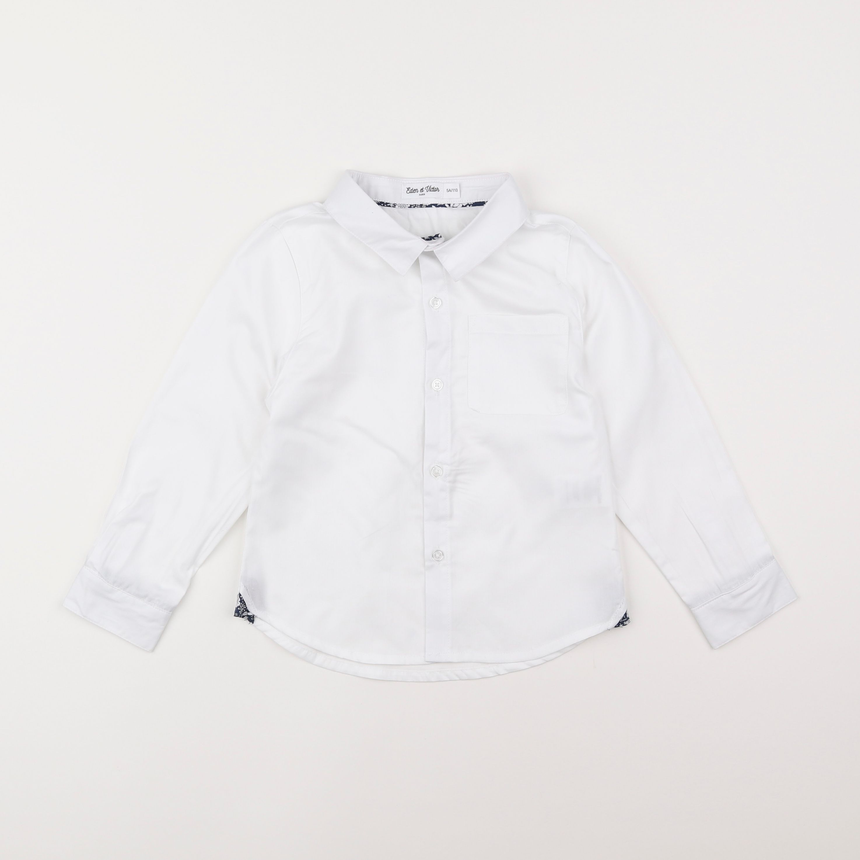 Eden & Victor - chemise blanc - 5 ans