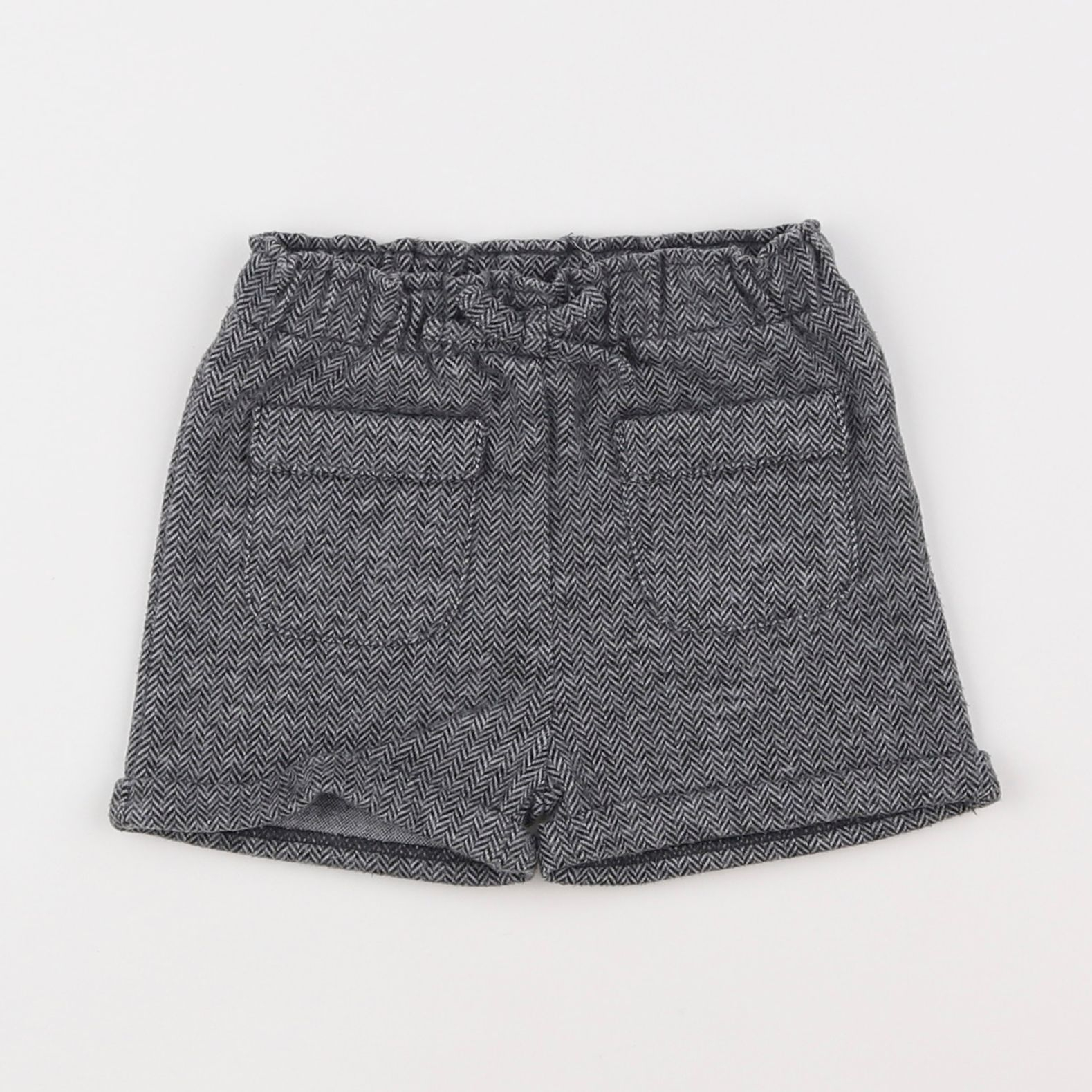 Vertbaudet - short gris - 9 mois