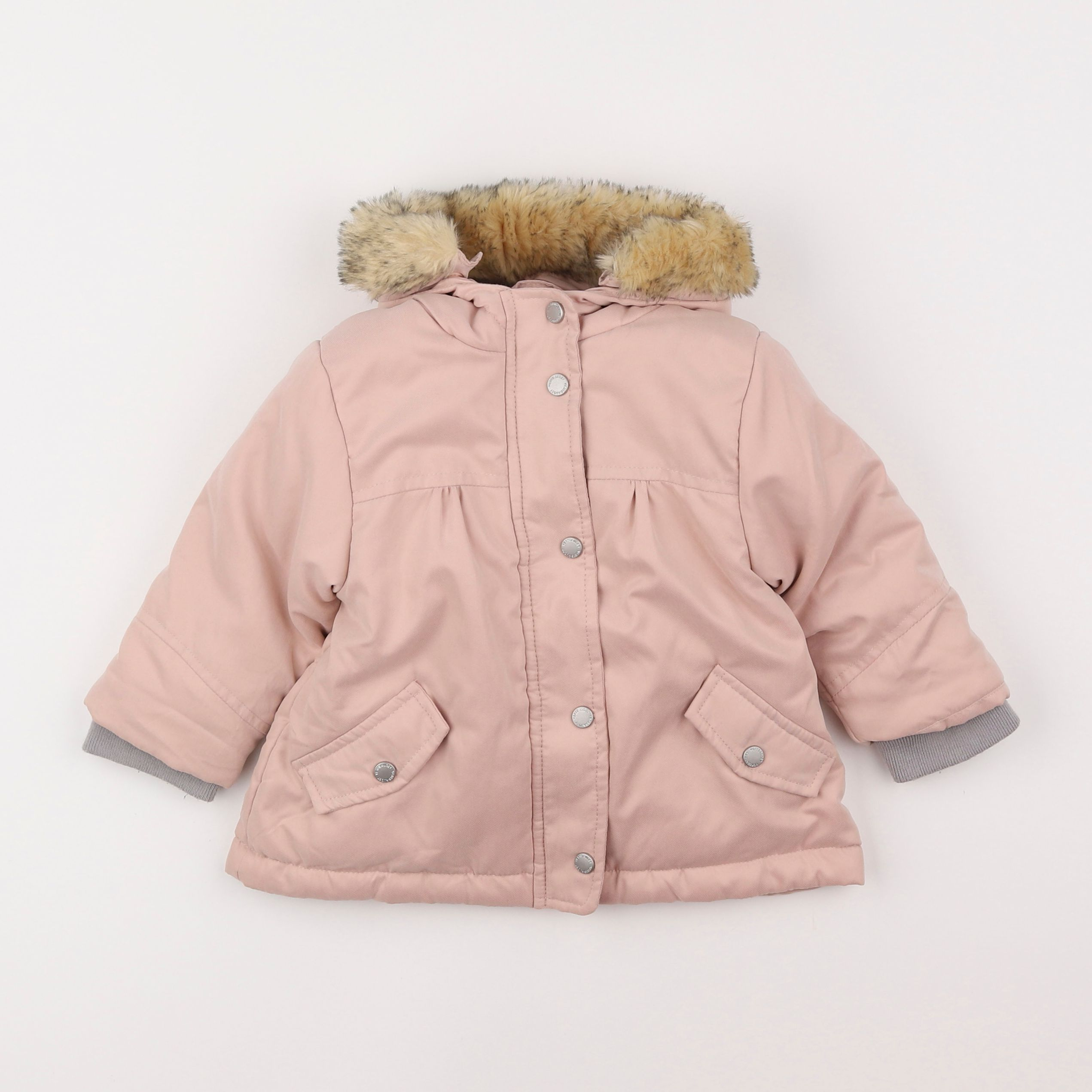 Vertbaudet - parka rose - 12 mois