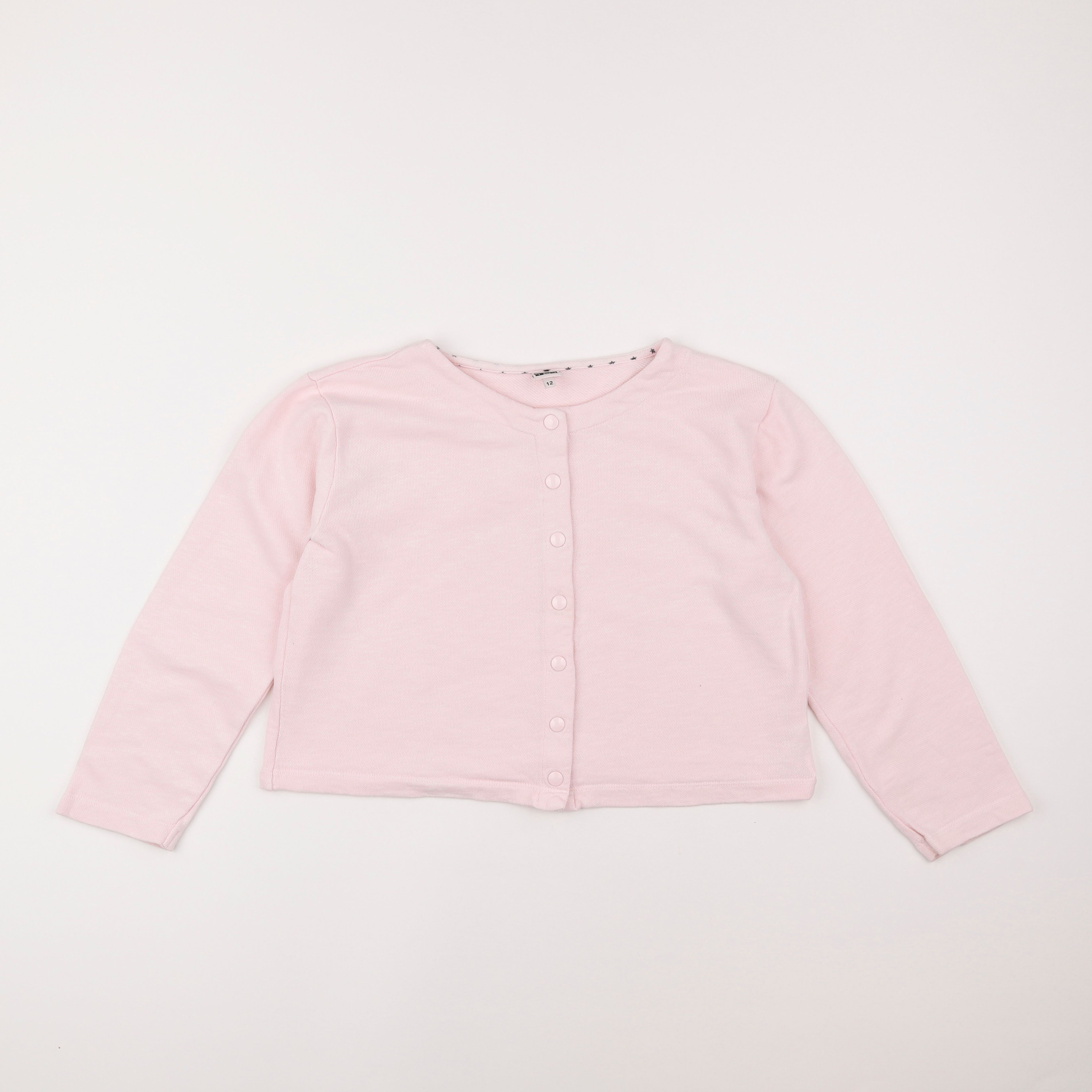 Bonton - gilet rose - 12 ans