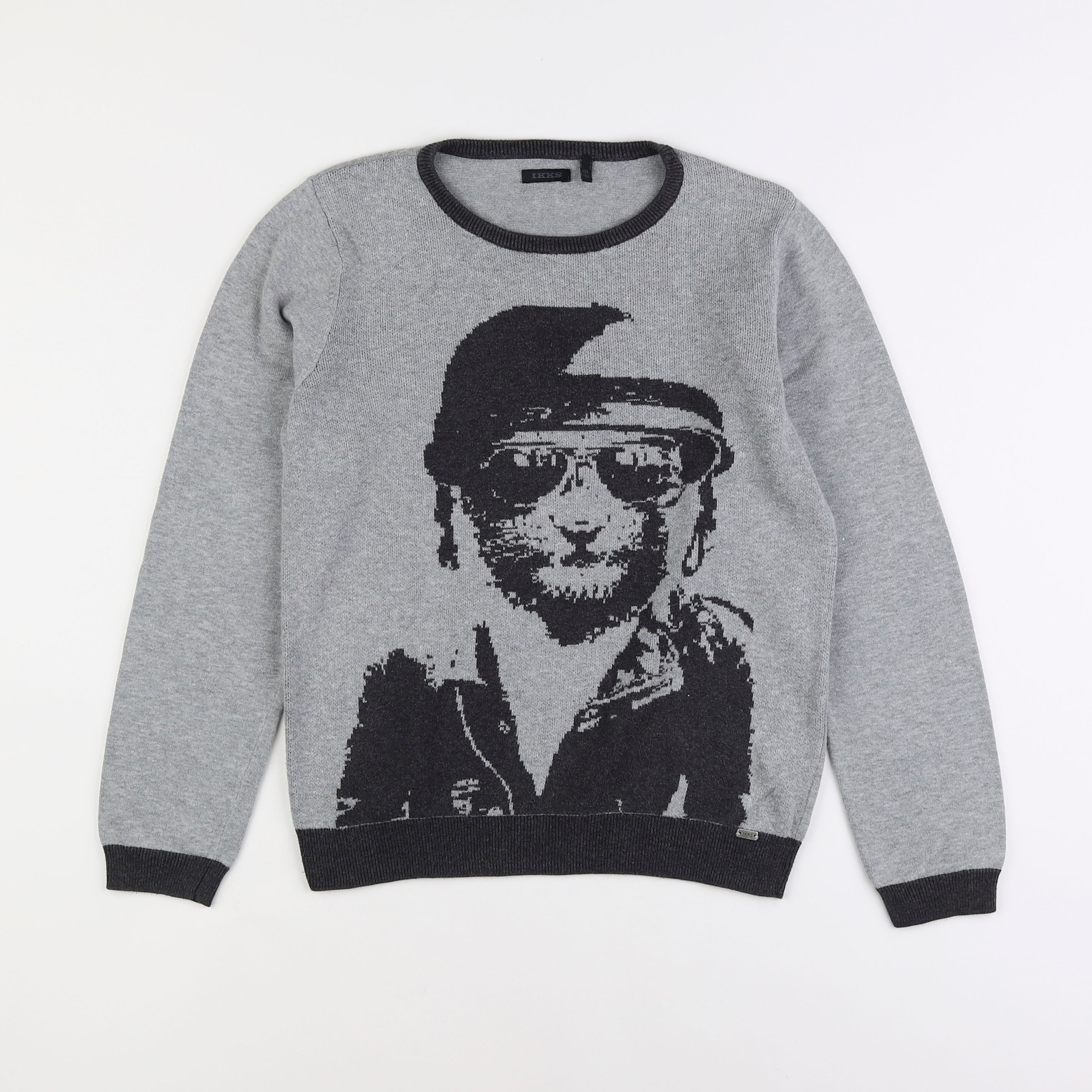 IKKS - pull gris - 12 ans