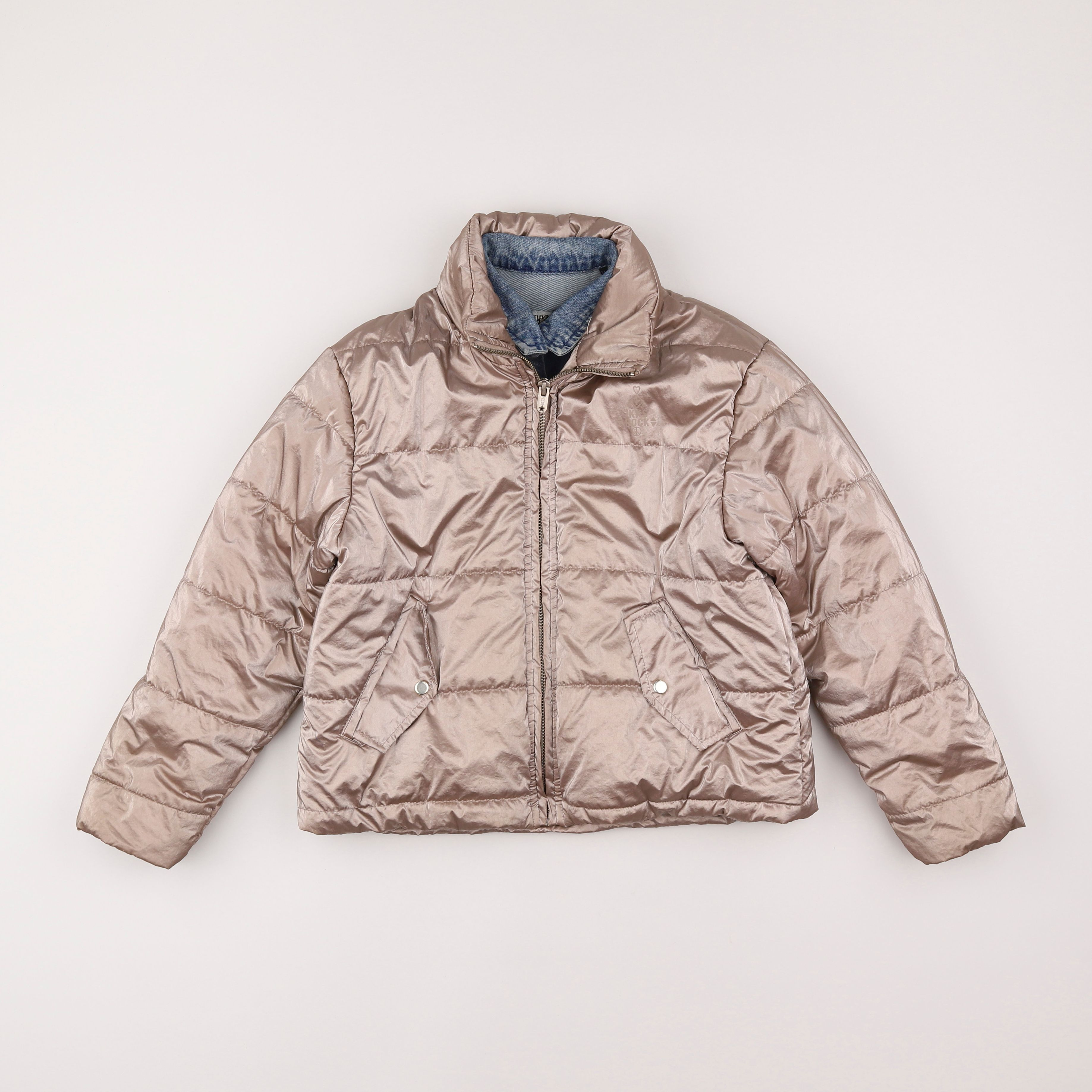 IKKS - doudoune beige, or - 8 ans