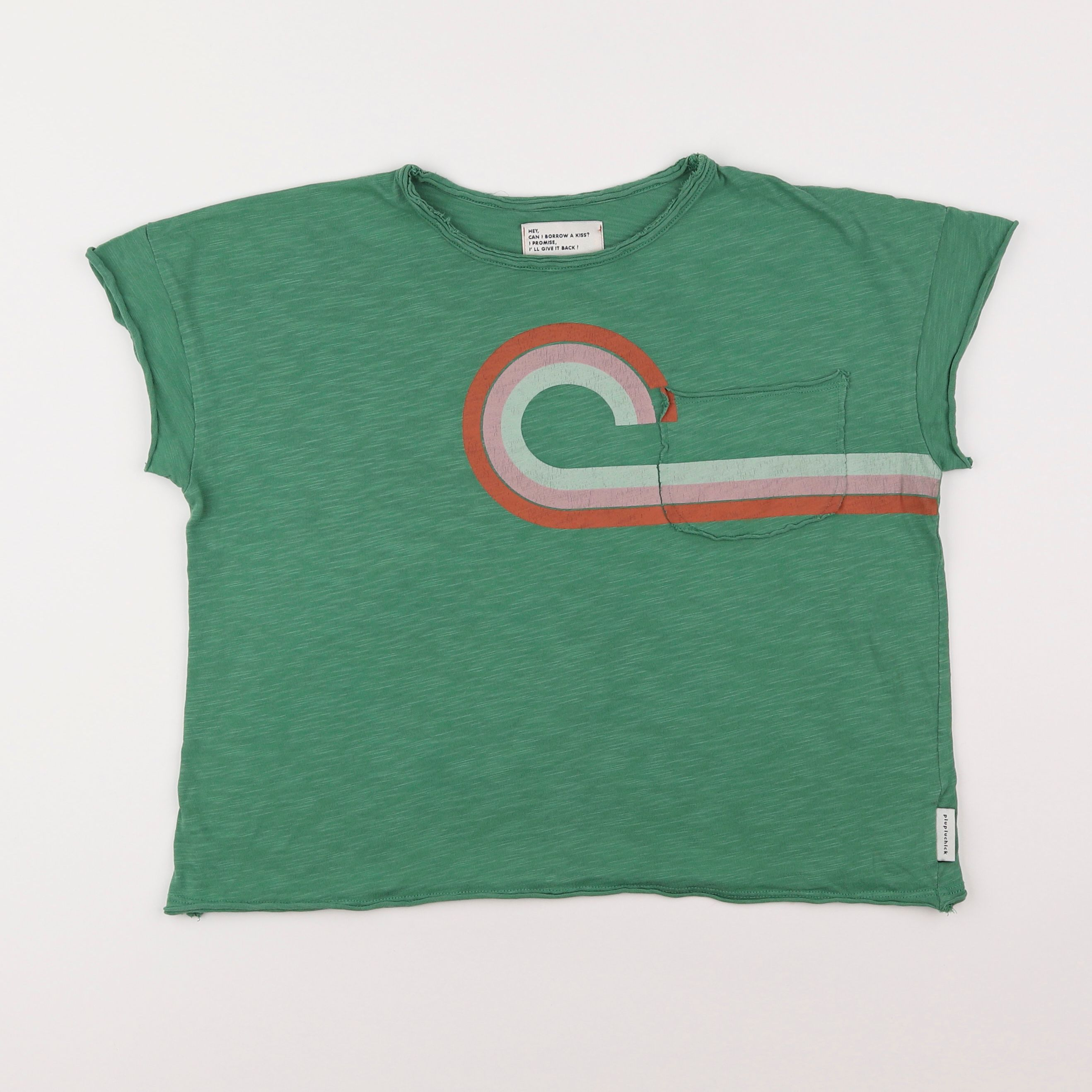 Piupiuchick - tee-shirt vert - 8 ans