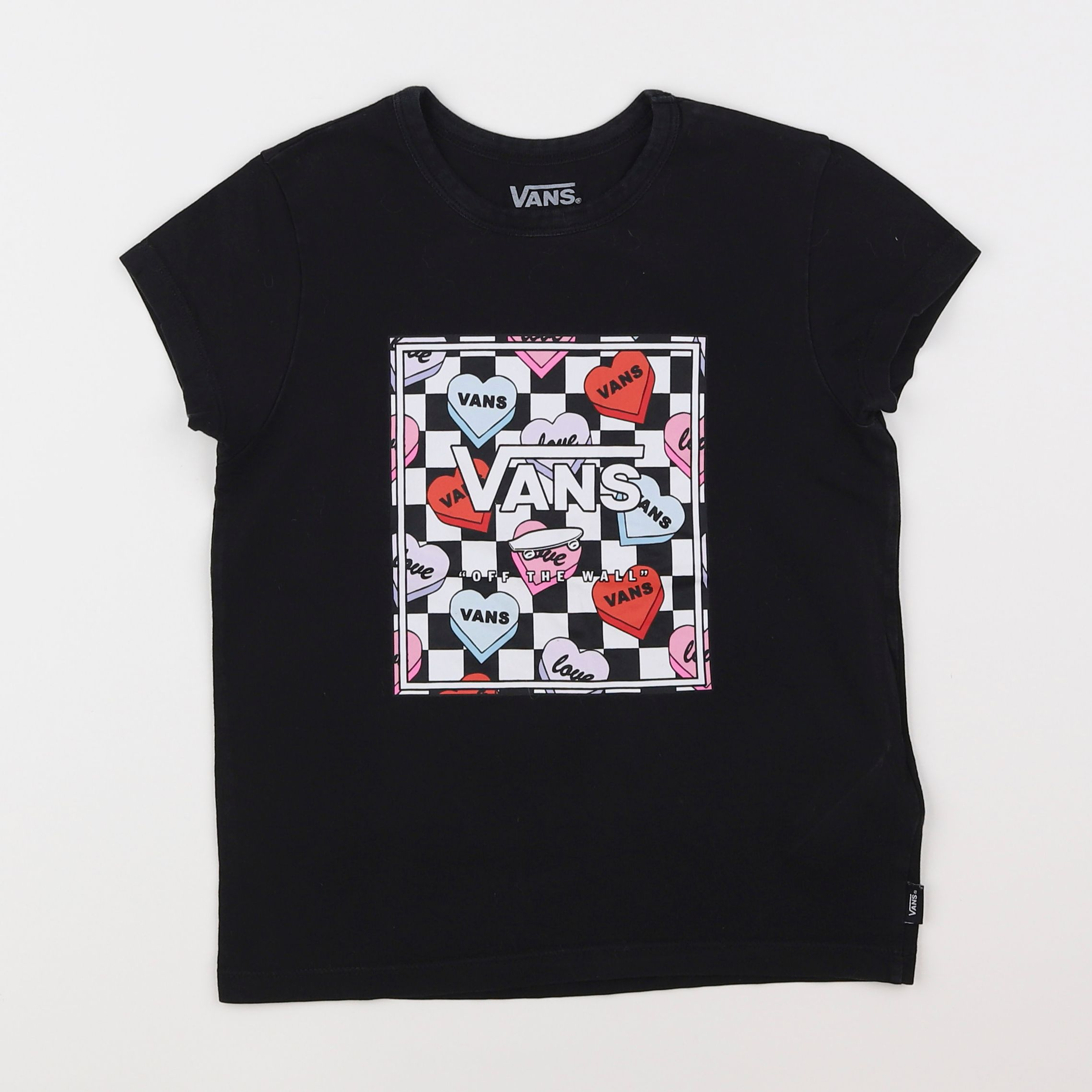 Vans - tee-shirt noir - 7/8 ans