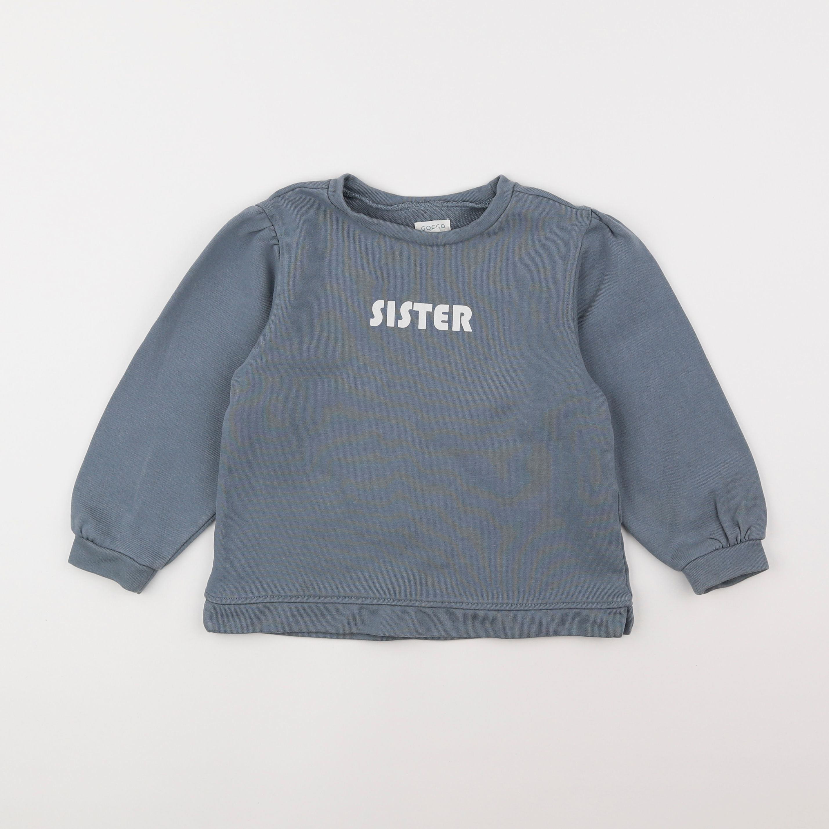 Gocco - sweat bleu - 4/5 ans