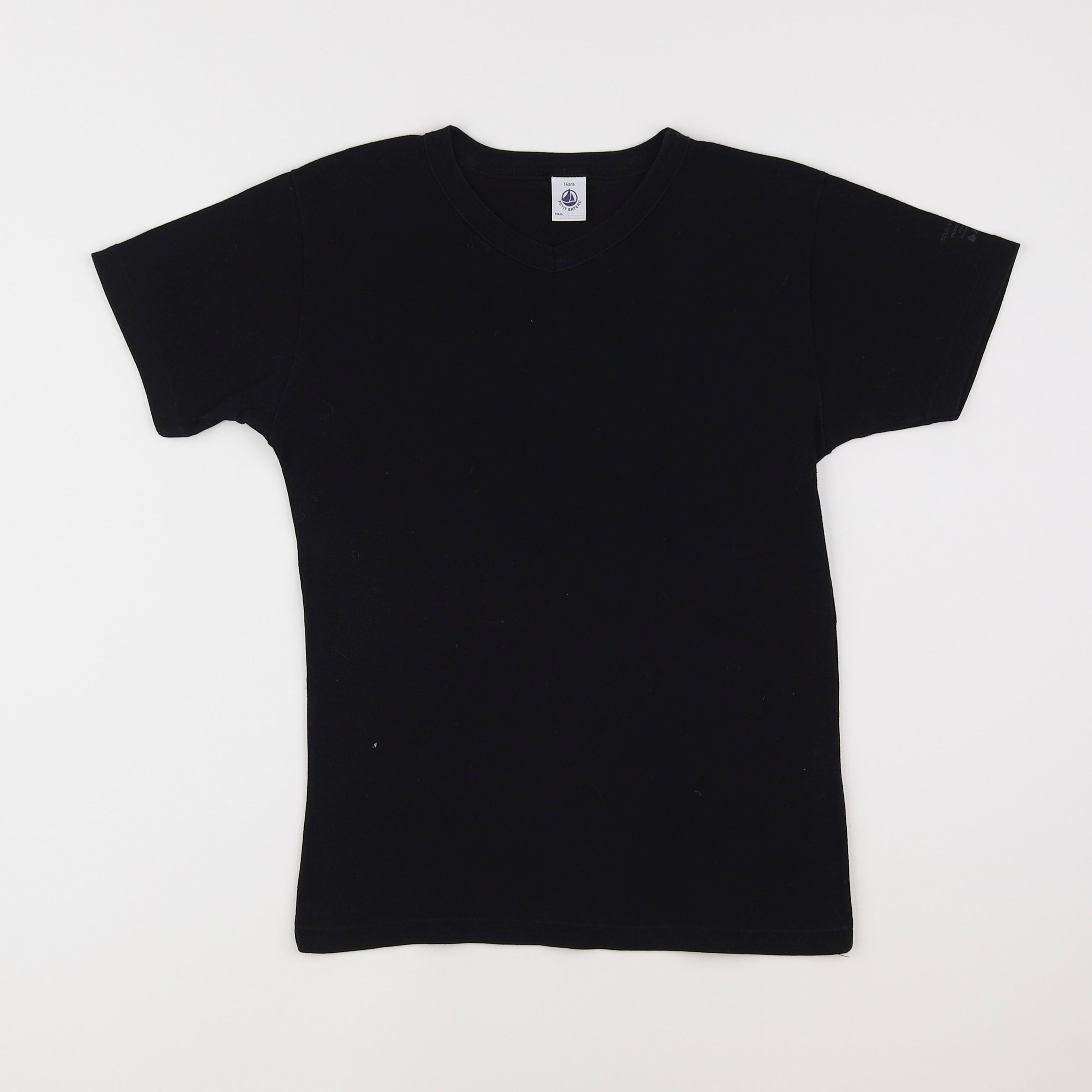 Petit Bateau - maillot de corps noir - 14 ans