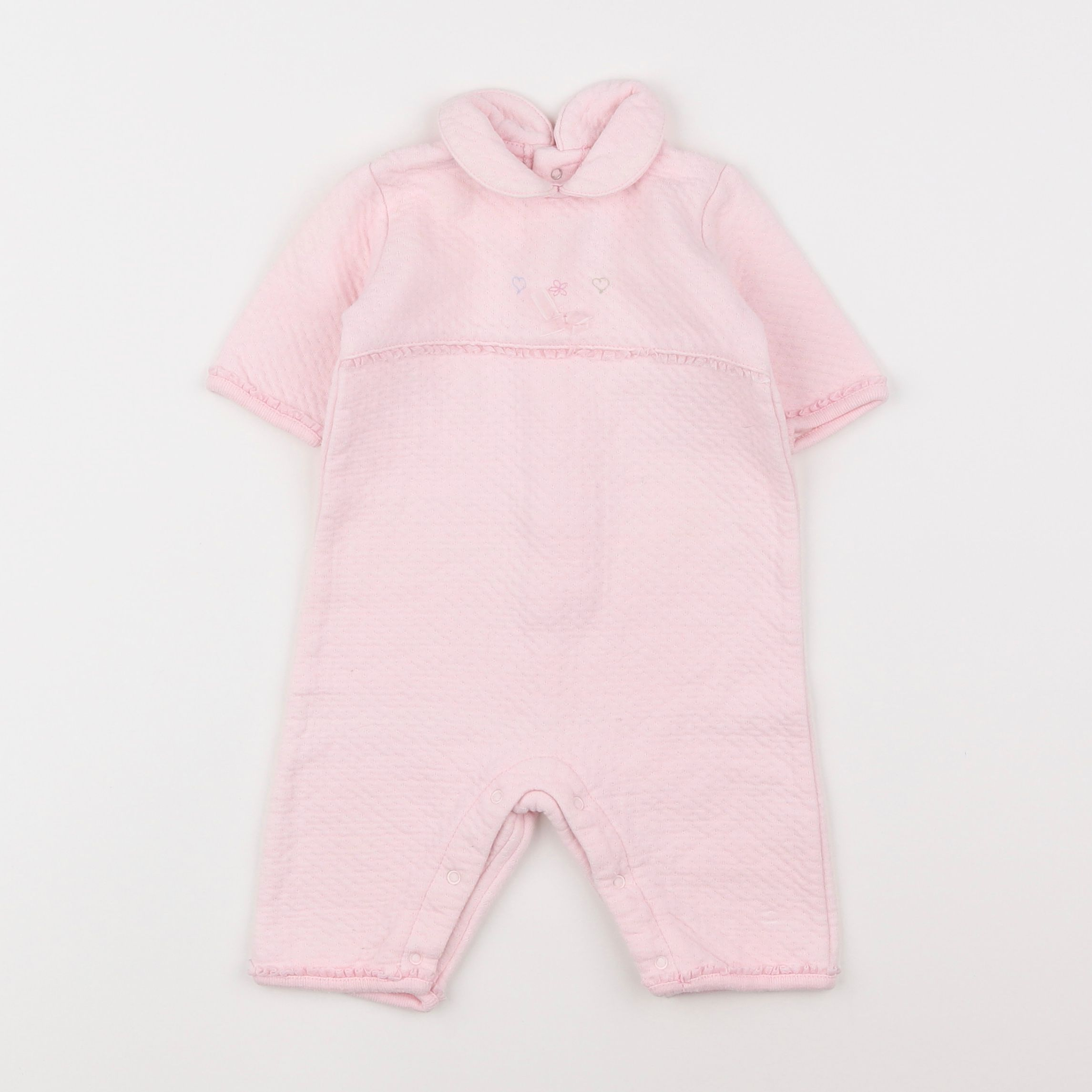 Jacadi - combinaison rose - 6 mois