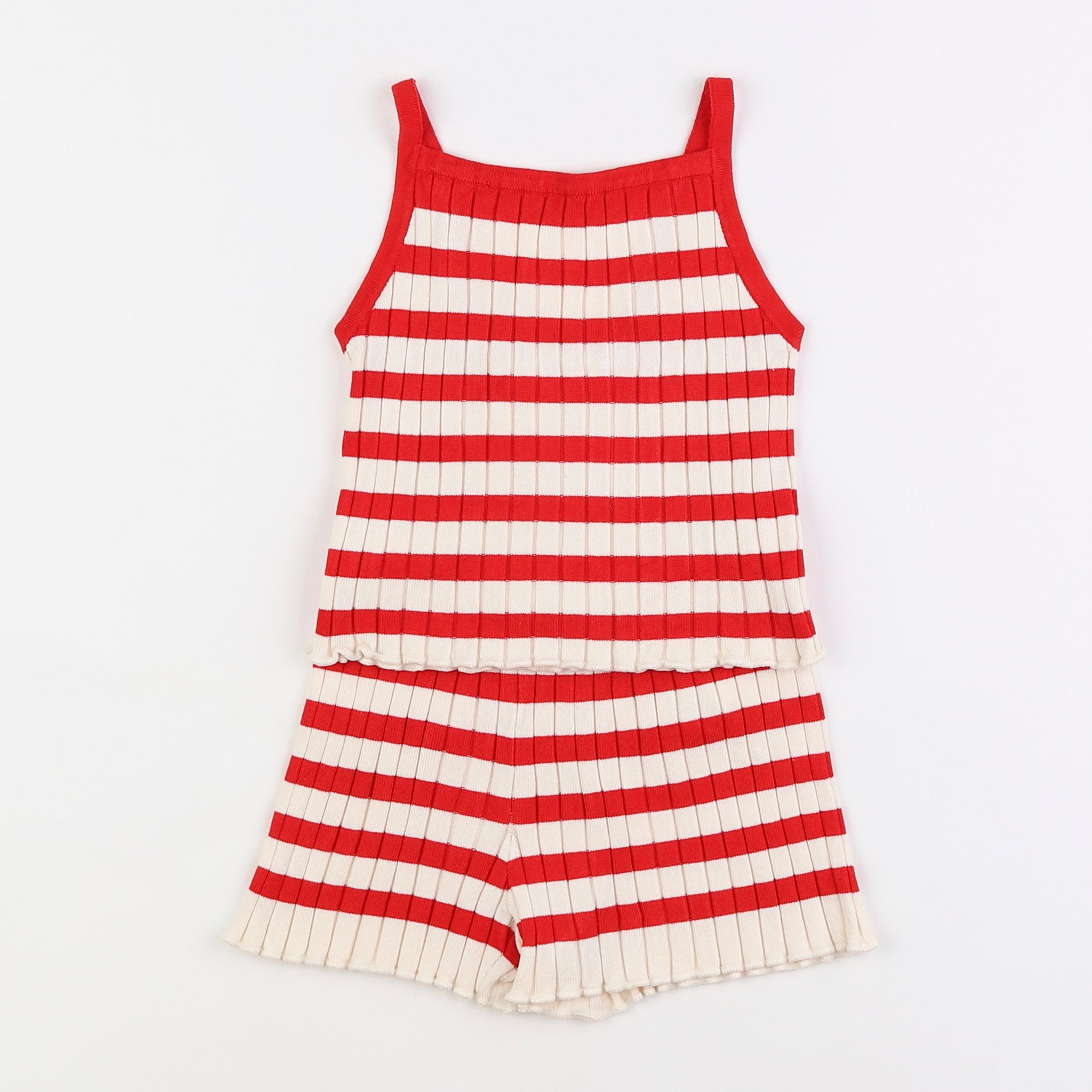 H&M - ensemble rouge - 5/6 ans