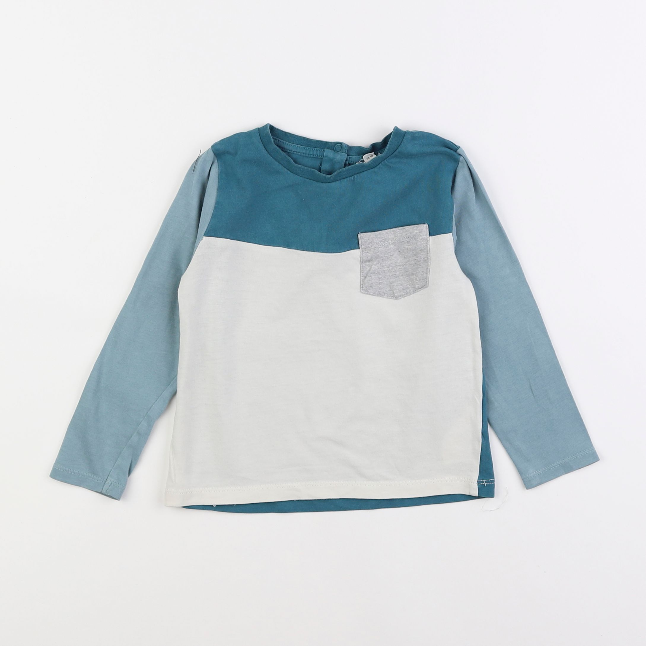 Storytelling - tee-shirt blanc, bleu - 3 ans