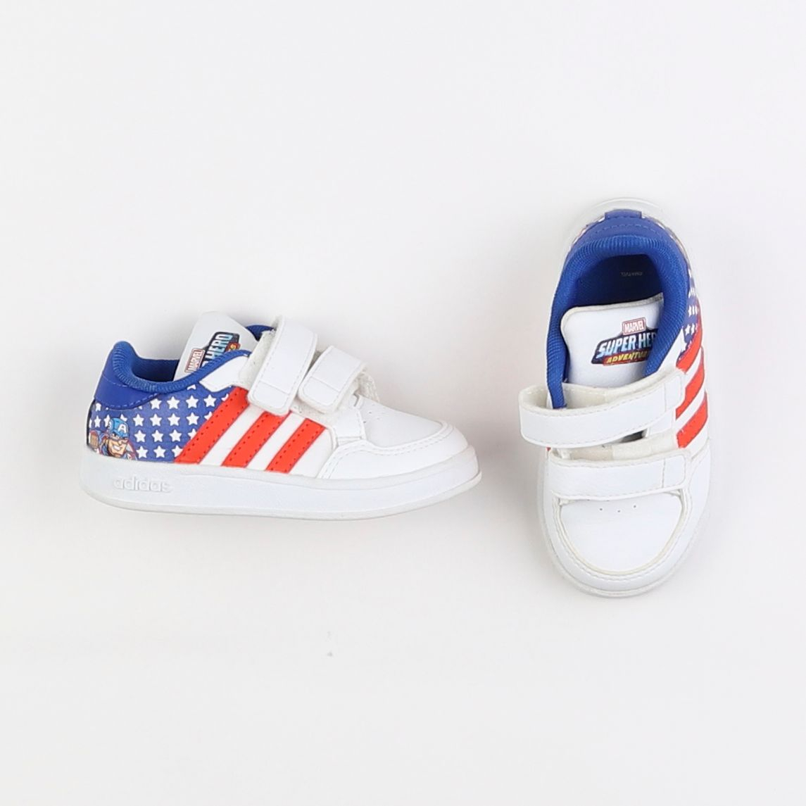 Adidas - baskets bleu, blanc - pointure 21