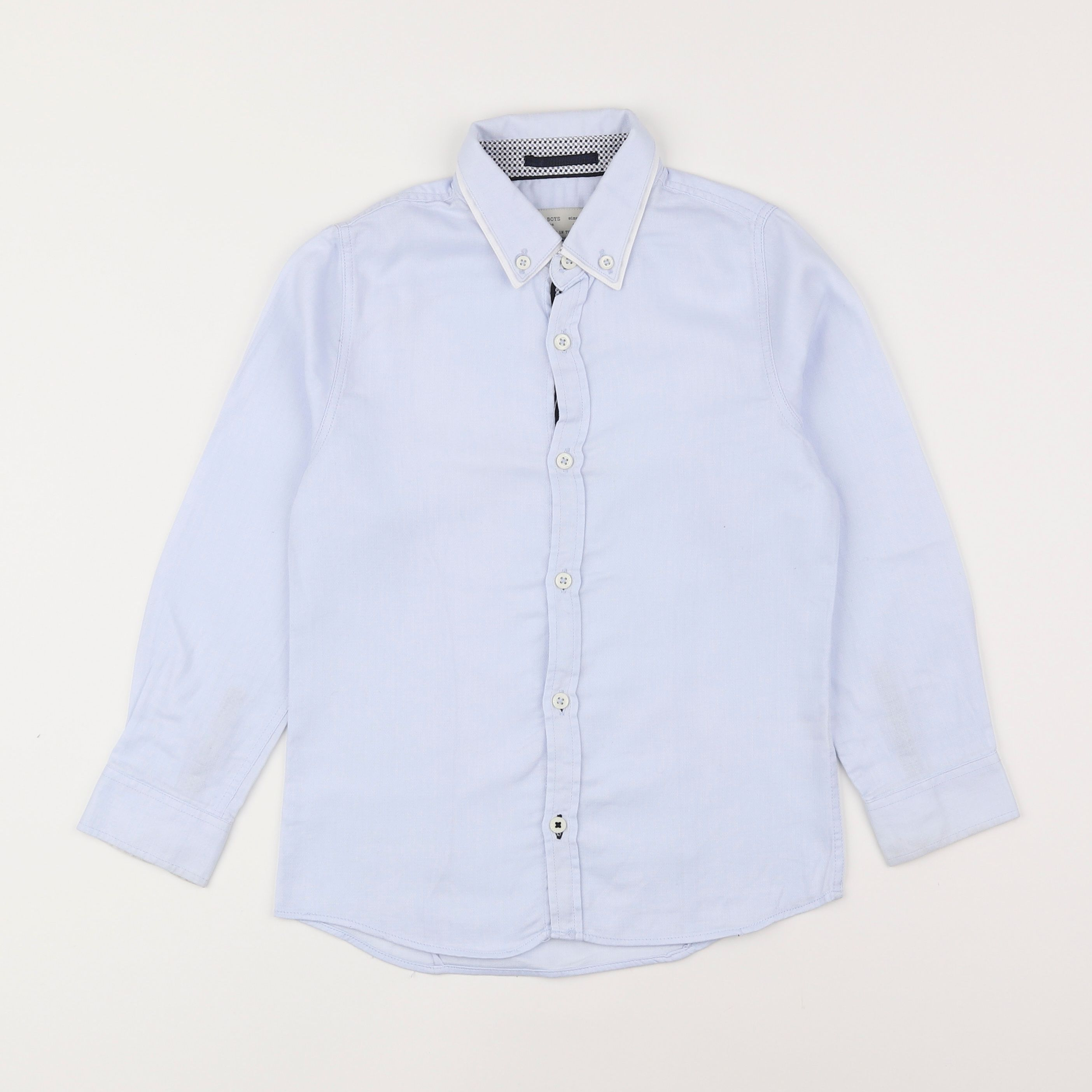 Zara - chemise bleu - 7 ans