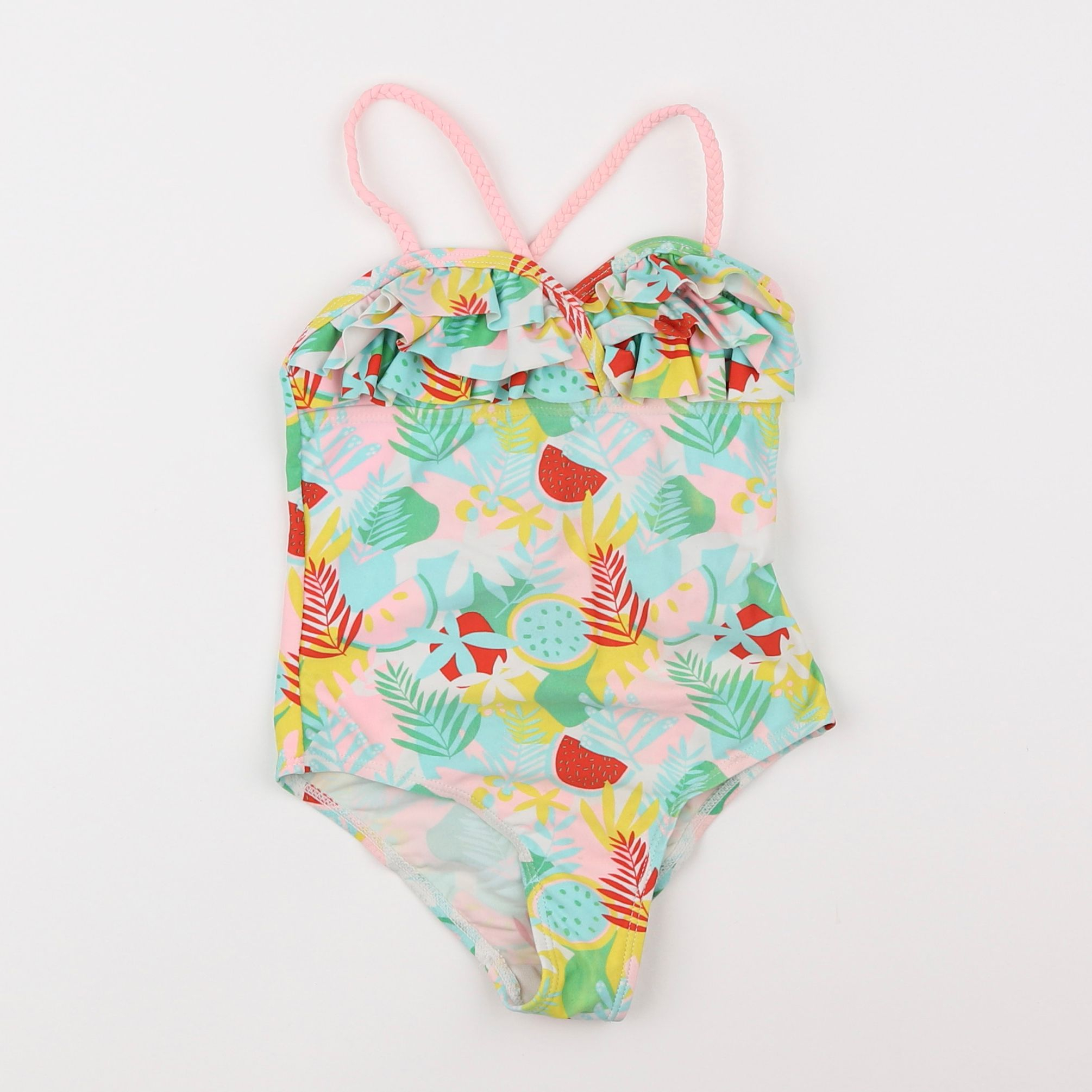 Vertbaudet - maillot de bain multicolore - 6 ans