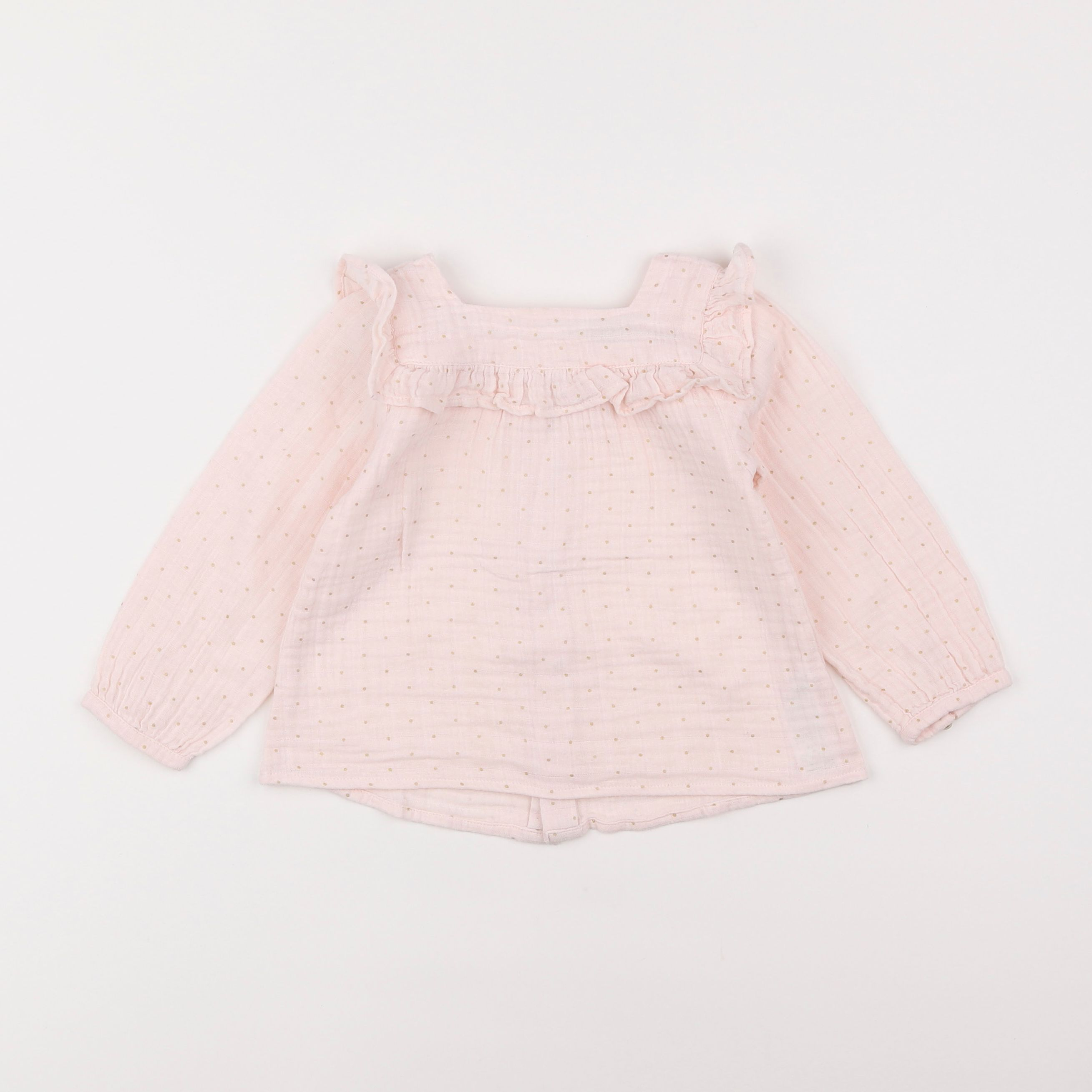 Bonton - blouse rose - 2 ans